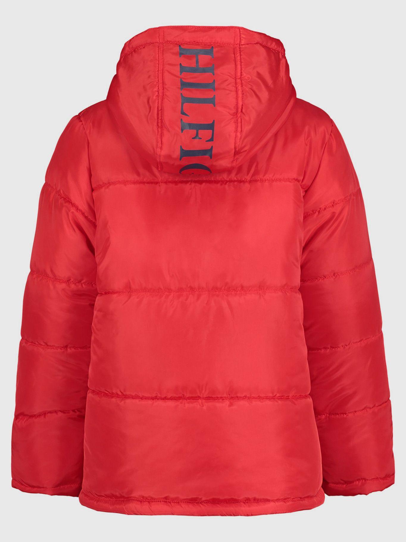 Parka Puffer Color Block Rojo Tommy Hilfiger-1