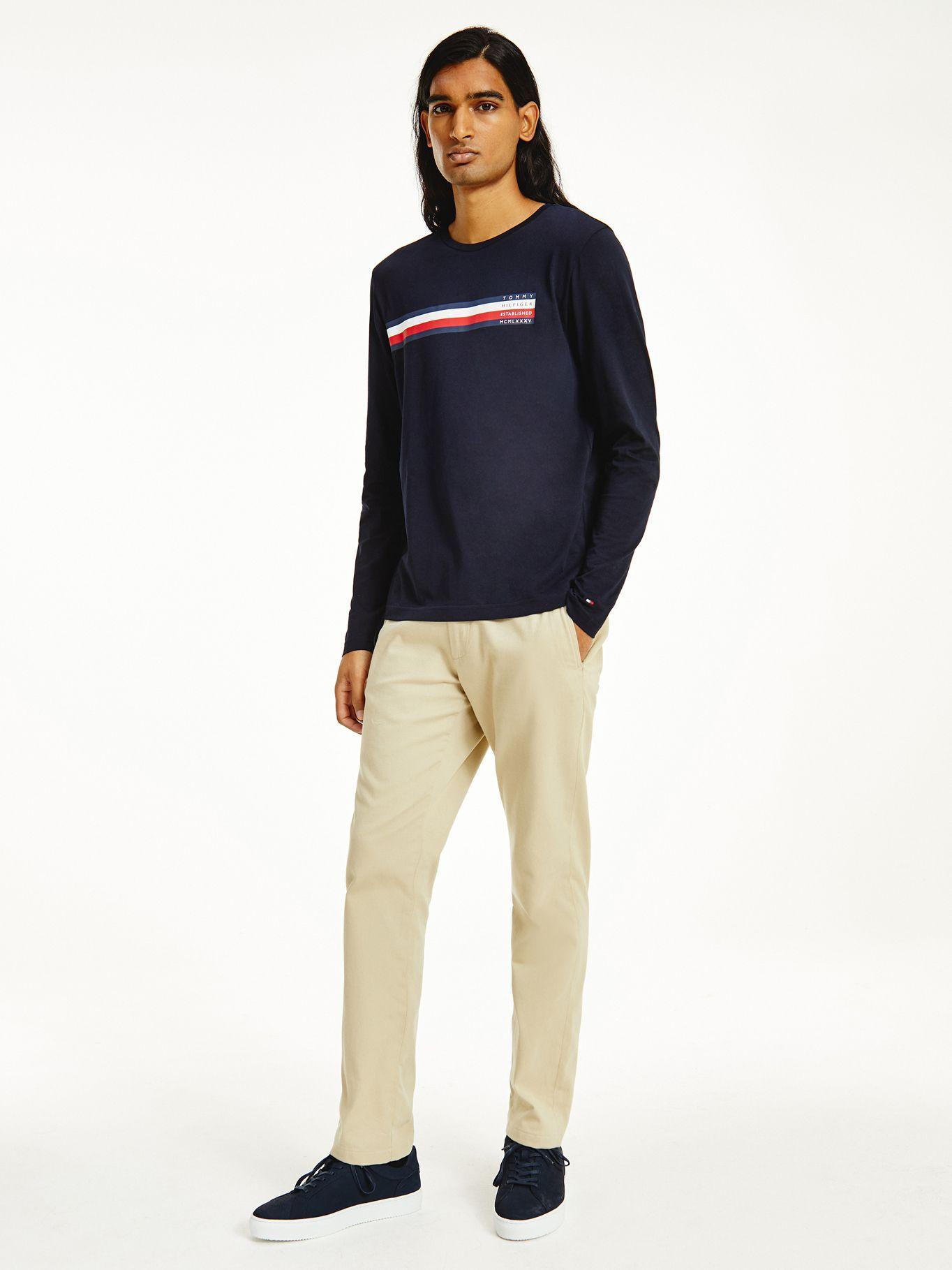 Polera Sliced Bard Azul Tommy Hilfiger-0