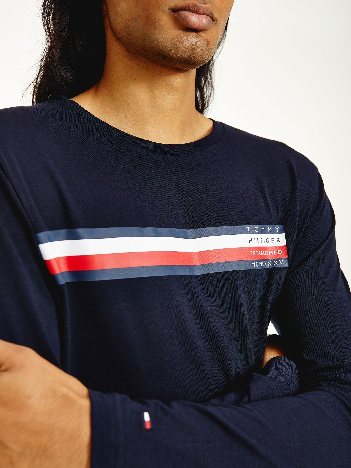 Polera Sliced Bard Azul Tommy Hilfiger-2