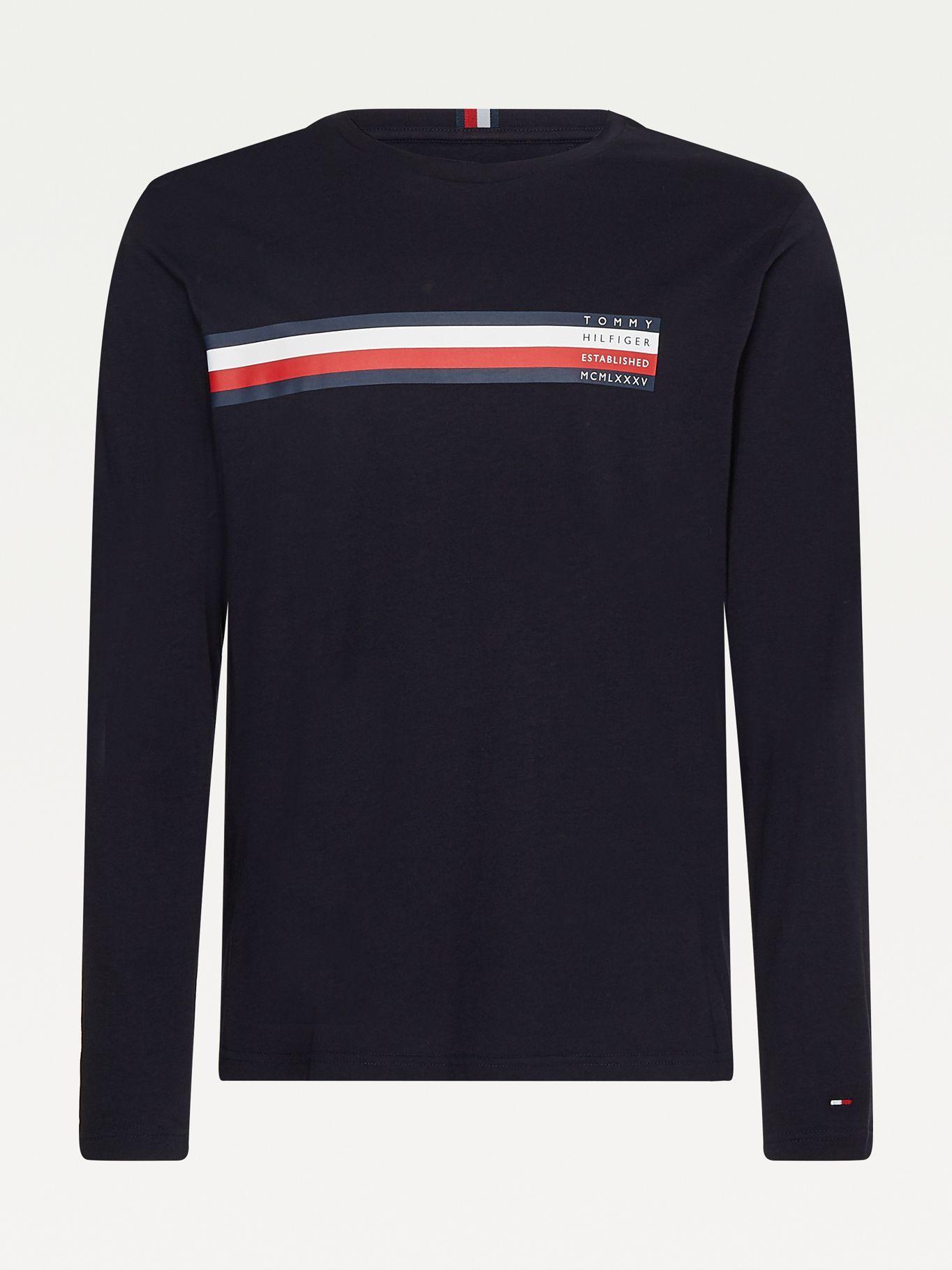 Polera Sliced Bard Azul Tommy Hilfiger-3