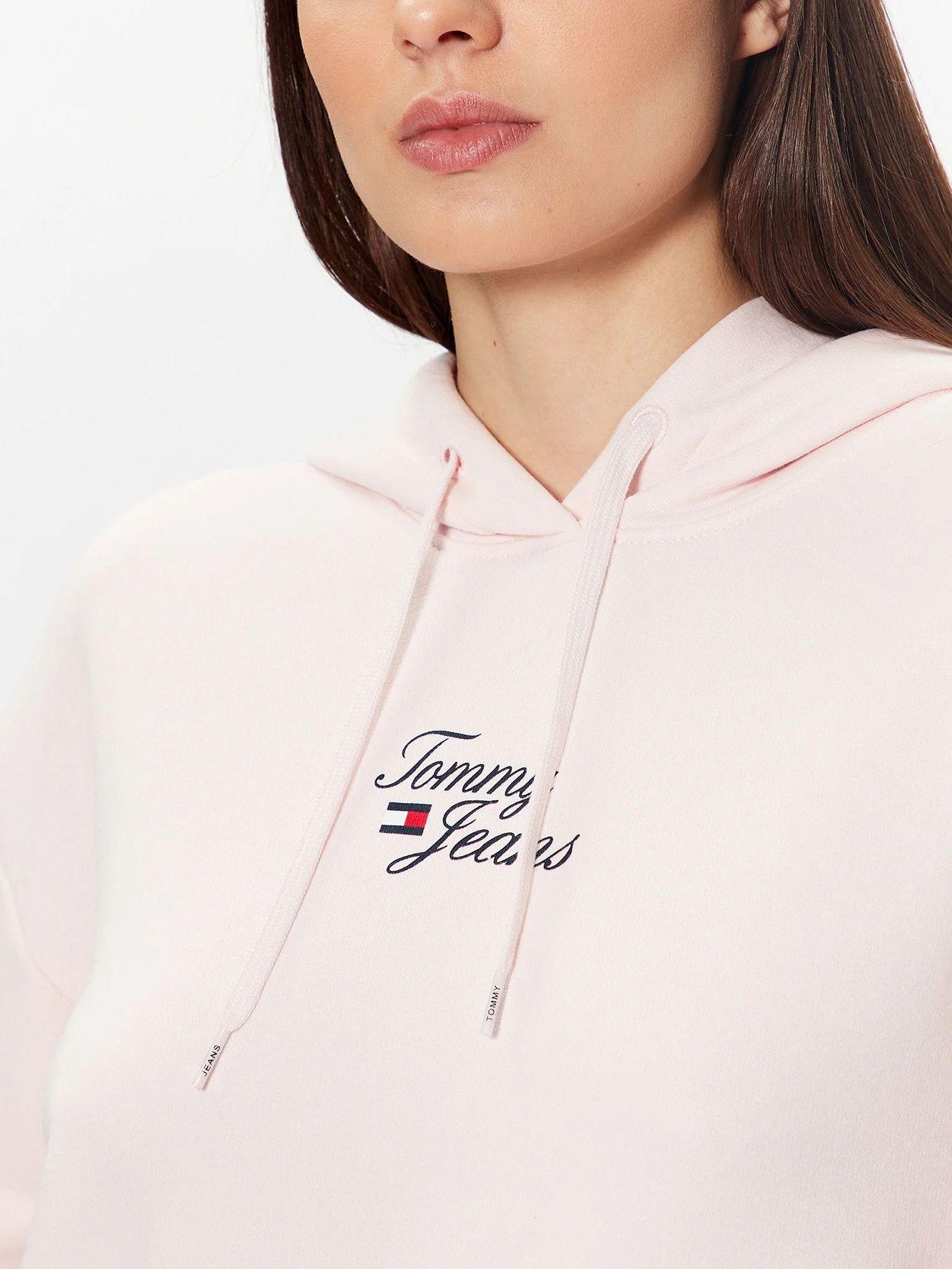 Polerón Hoodie Essential Mujer Rosado Tommy Jeans-3