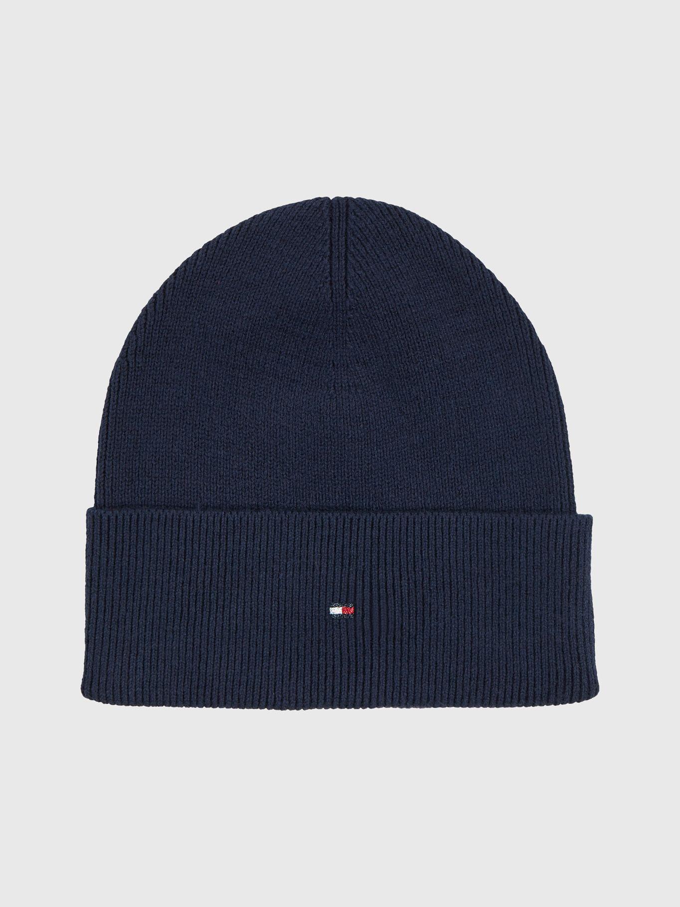 Gorro Essential De Punto Elástico Azul Tommy Hilfiger-0