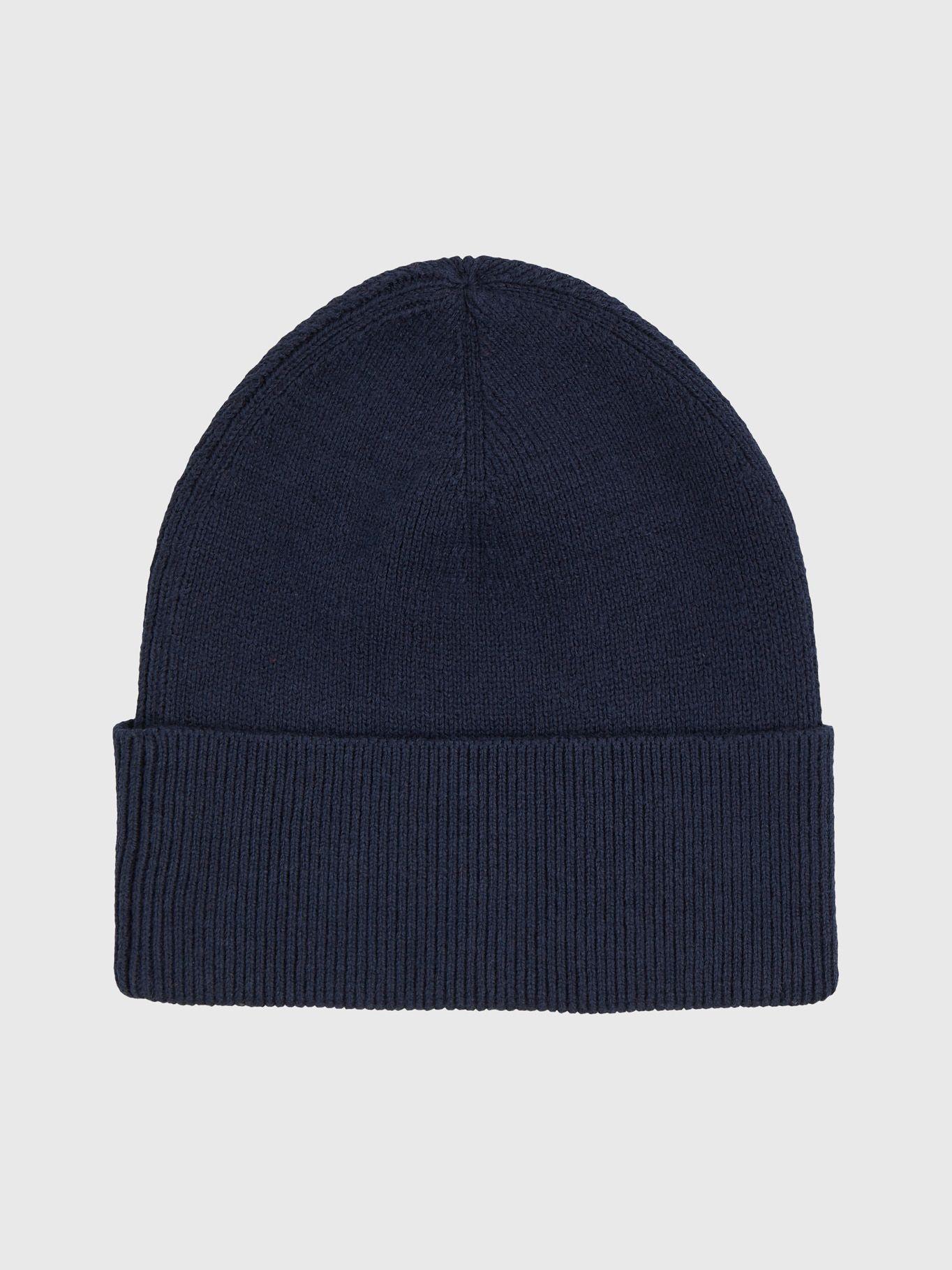 Gorro Essential De Punto Elástico Azul Tommy Hilfiger-2