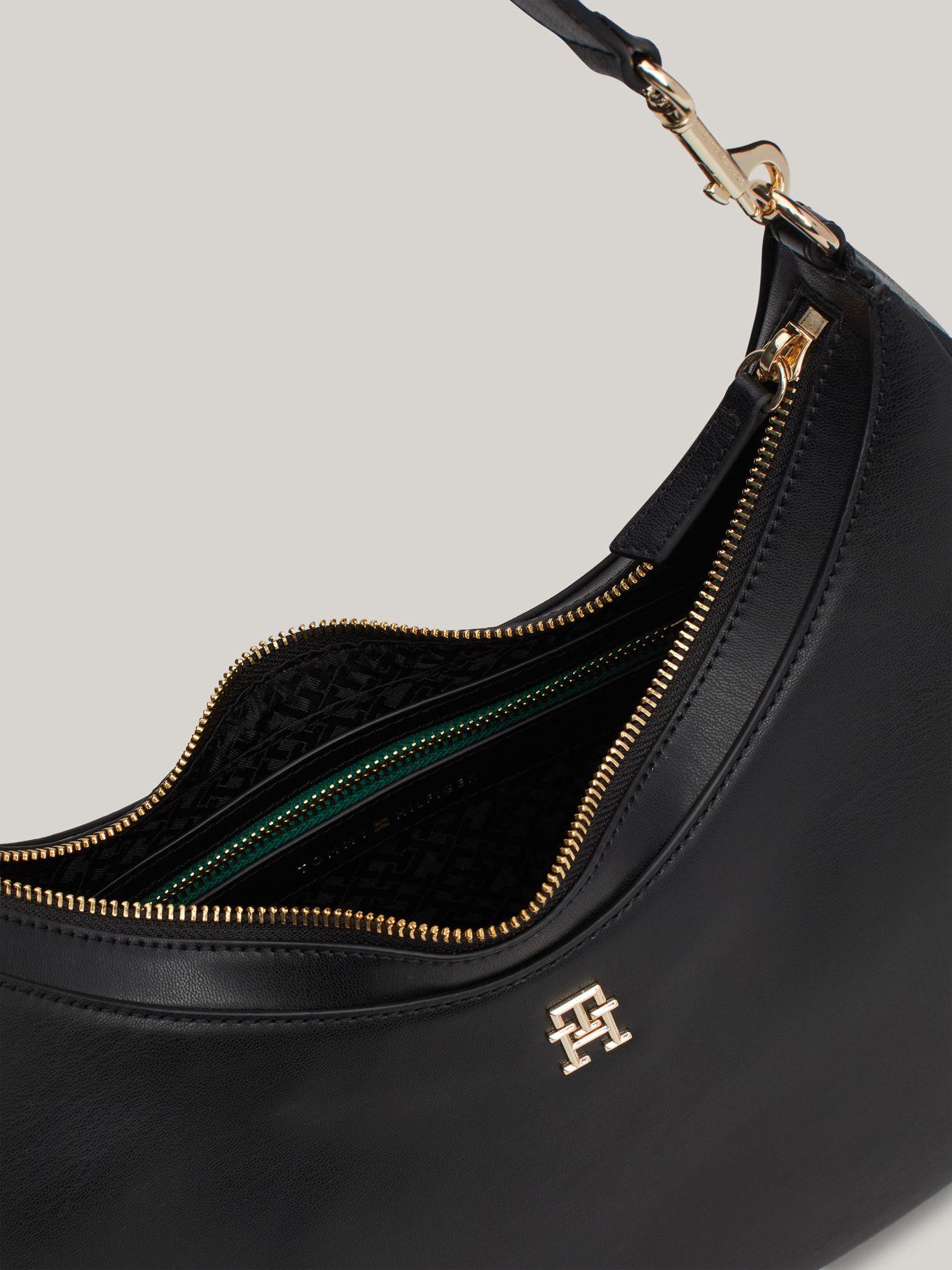 Cartera Hobo Monogram Negro Tommy Hilfiger-3