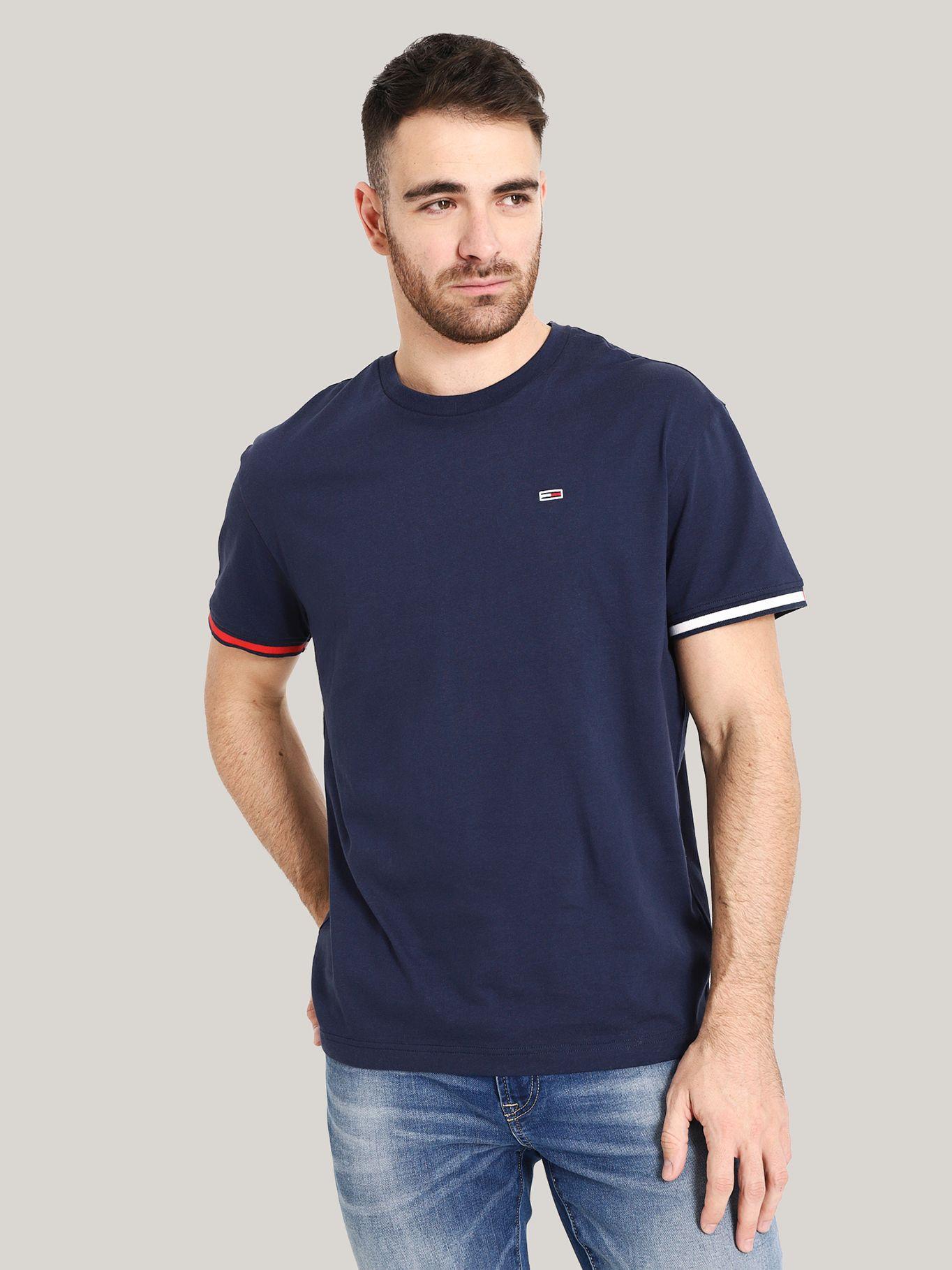 Polera Relaxed Flag Logo Azul Tommy Hilfiger-0