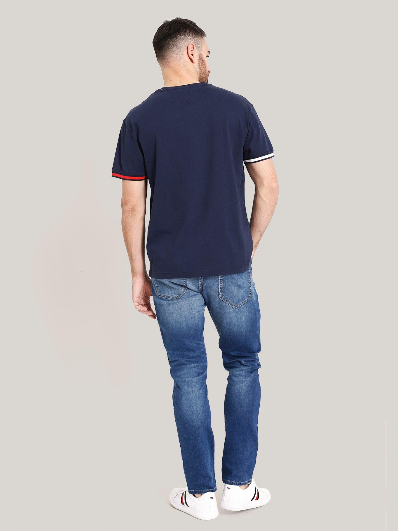 Polera Relaxed Flag Logo Azul Tommy Hilfiger-2