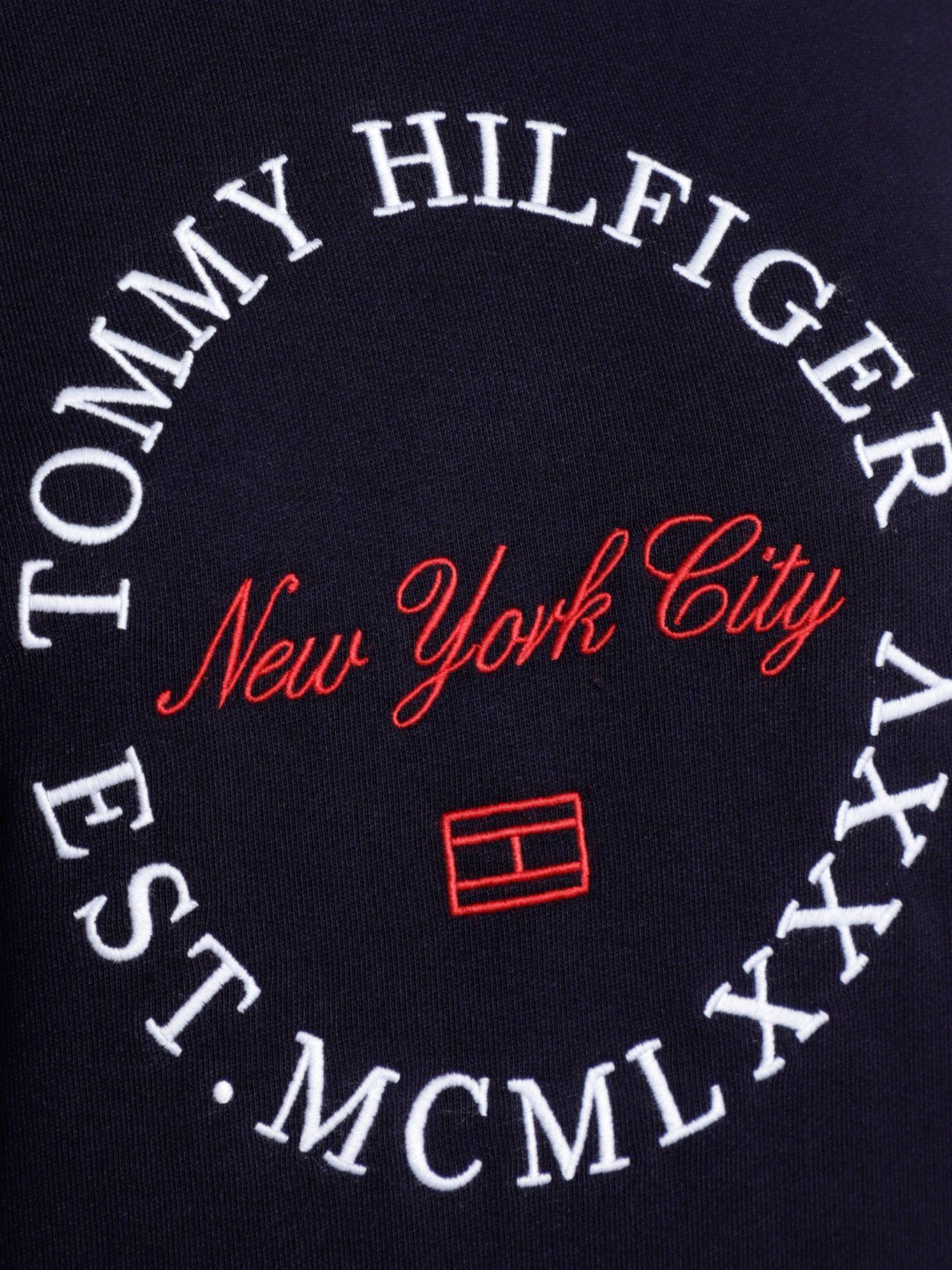 Polerón Circle Logo Azul Tommy Hilfiger-2