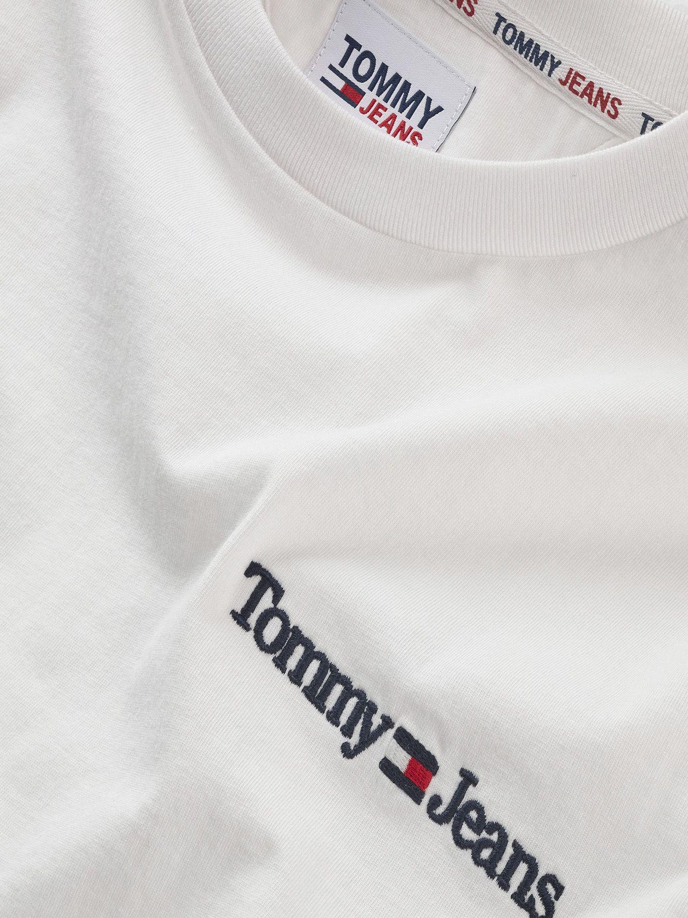 Polera Classic Linear Chest Logo Blanco Tommy Hilfiger-2