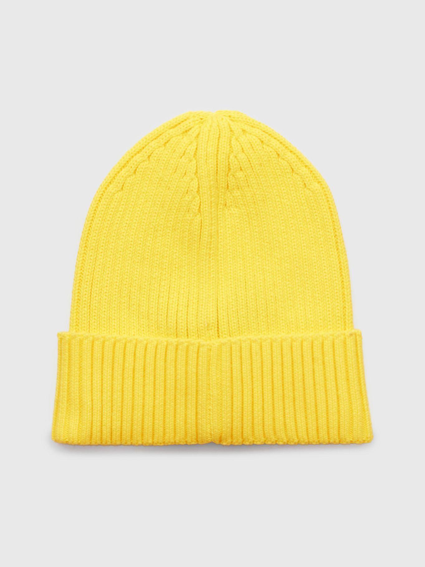 Gorro Beanie Flag Rib Amarillo Tommy Hilfiger-2