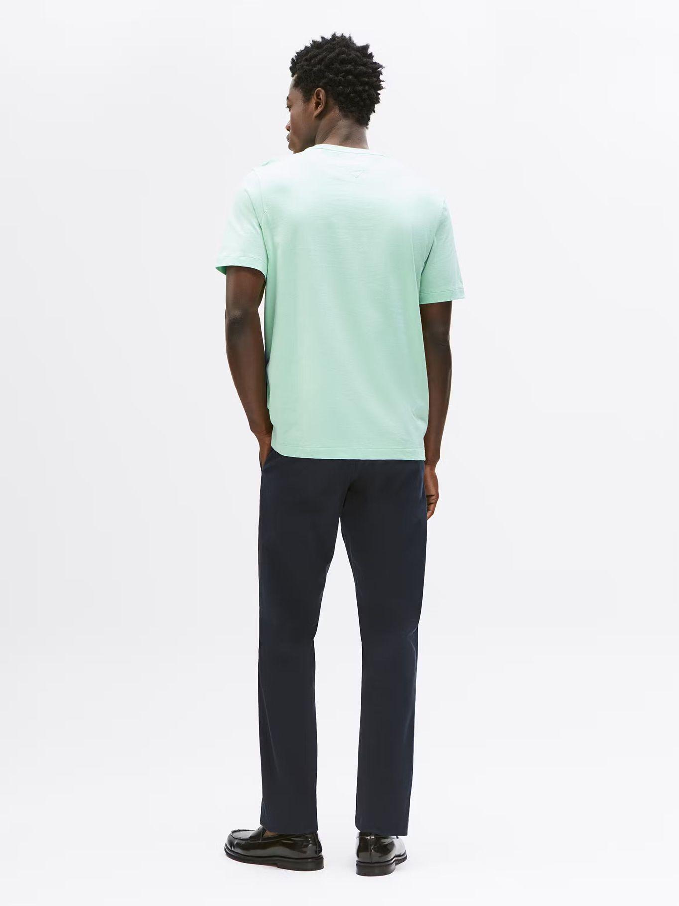 Polera C-Neck Cotton -Regular Verde Tommy Hilfiger-2