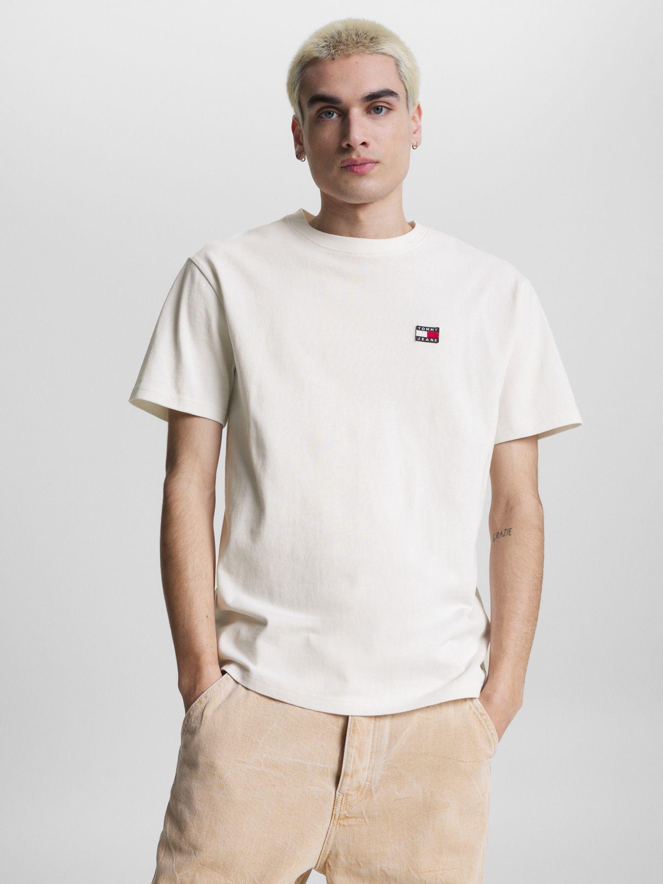 Polera Classic Con Parche Blanco Tommy Jeans-0