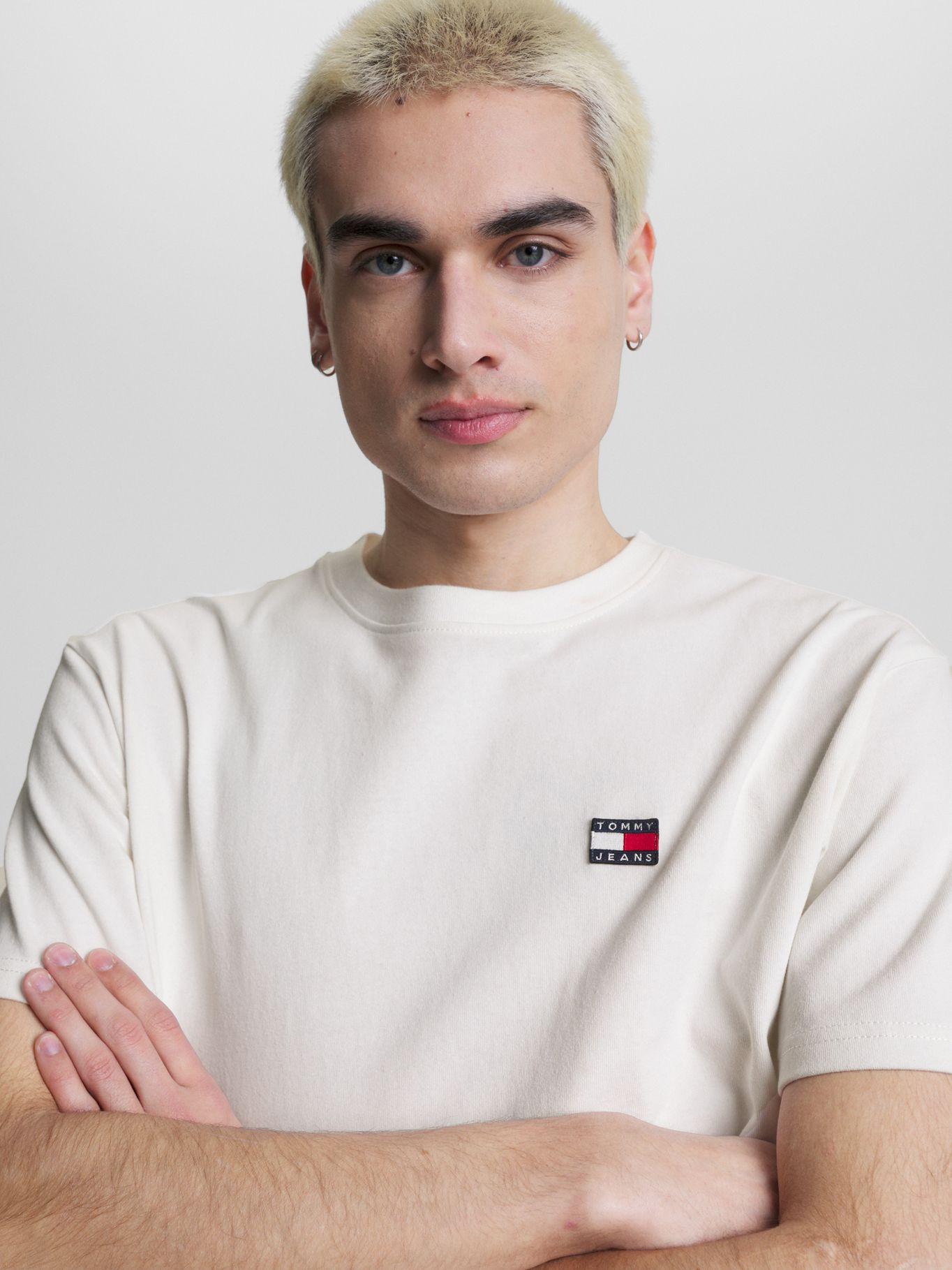 Polera Classic Con Parche Blanco Tommy Jeans-3