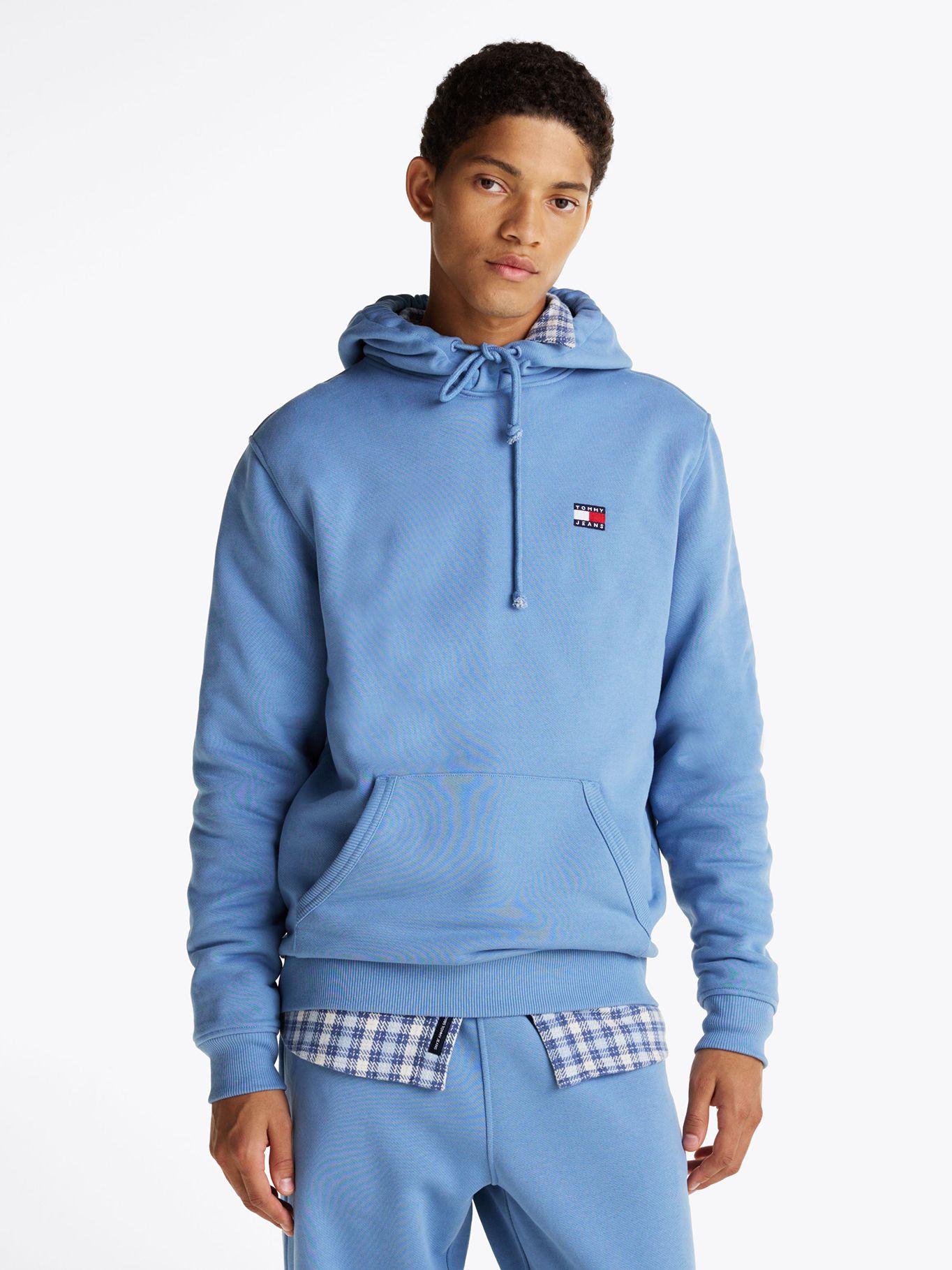 Polerón Hoodie Con Logo De Parche Celeste Tommy Jeans-0