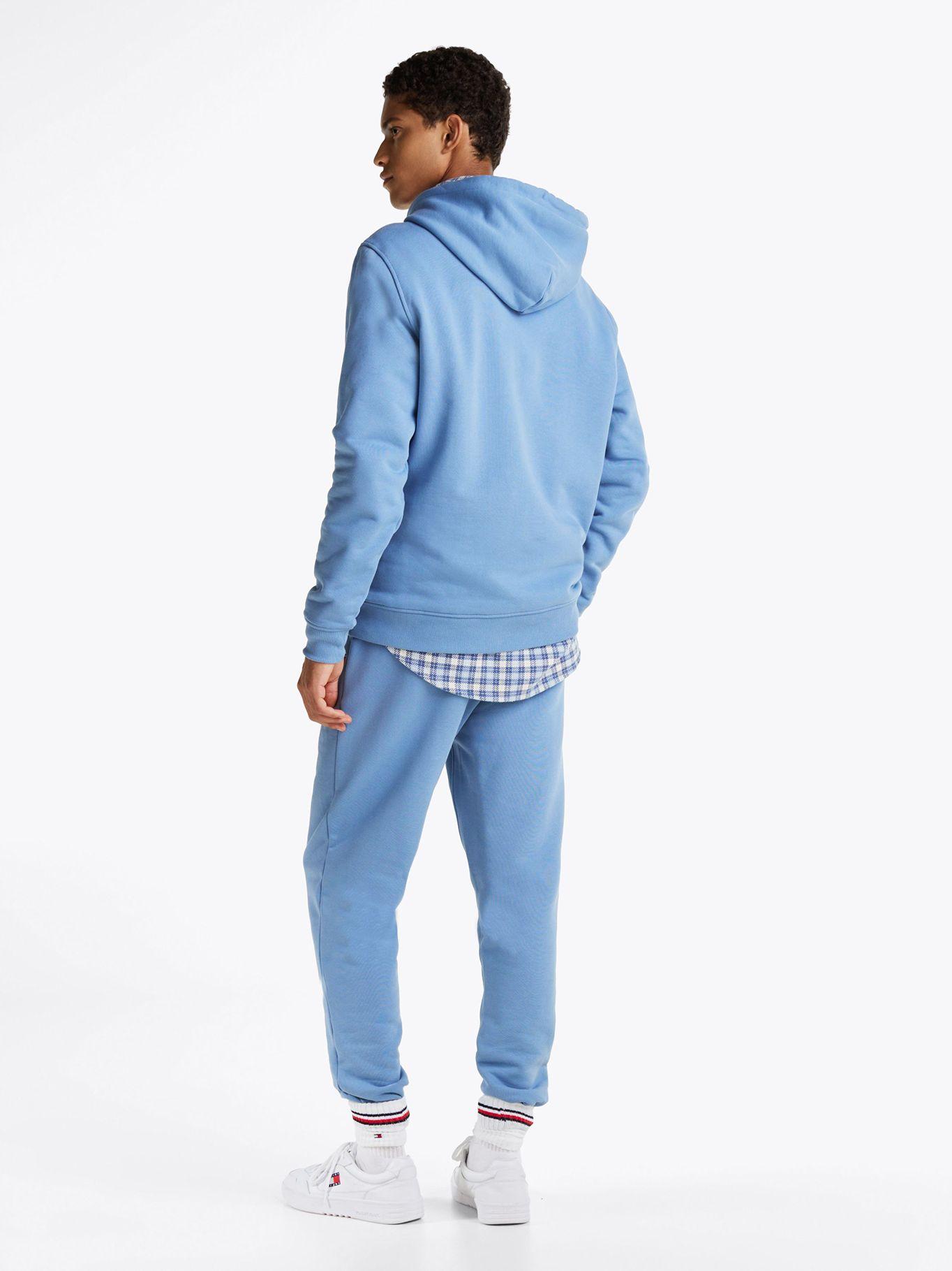 Polerón Hoodie Con Logo De Parche Celeste Tommy Jeans-2