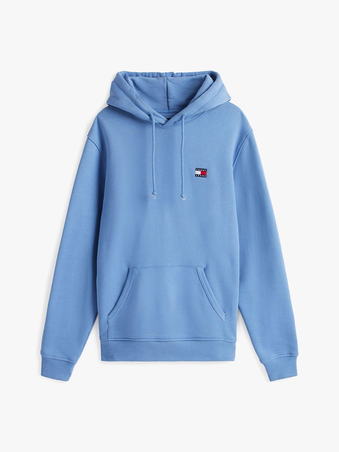 Polerón Hoodie Con Logo De Parche Celeste Tommy Jeans-4