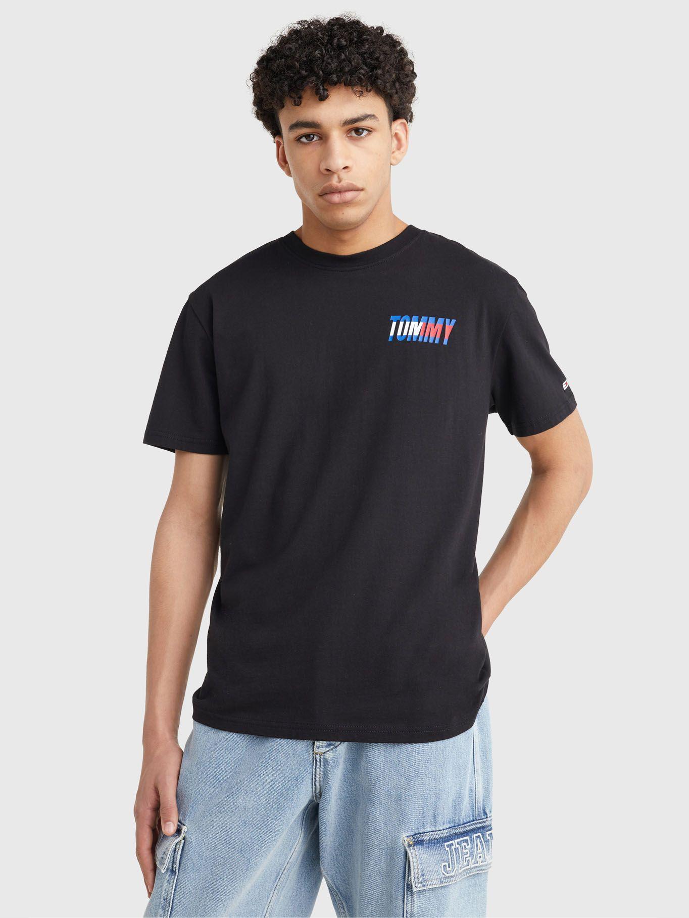 Polera Essential Corporate Negro Tommy Jeans-0