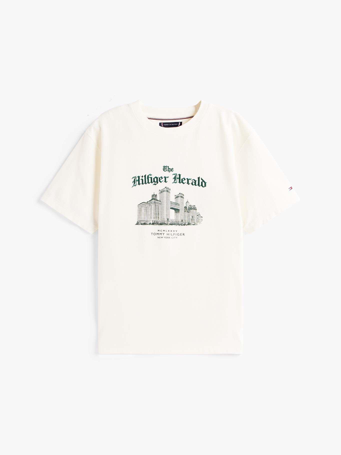Polera Skyline Logo Relaxed Fit Blanco Tommy Hilfiger-4