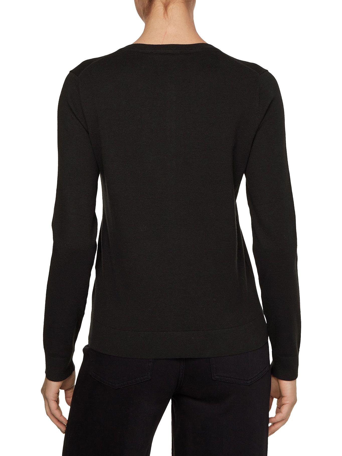 Cárdigan De Algodón Con Botones Negro Tommy Hilfiger-1