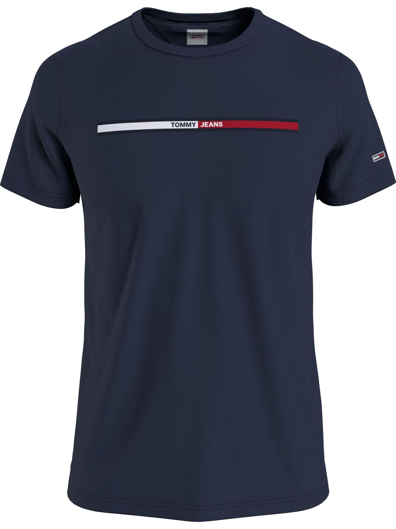 Polera Essential Logo Azul Tommy Hilfiger-0