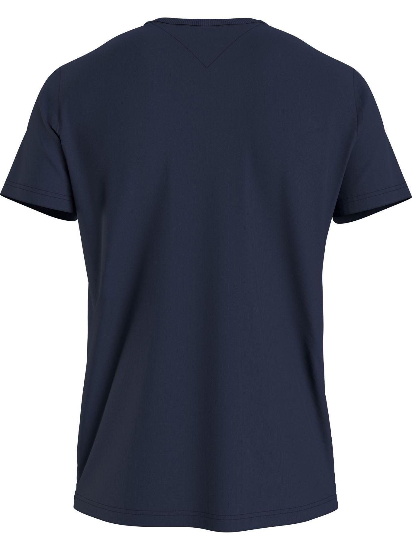 Polera Essential Logo Azul Tommy Hilfiger-1