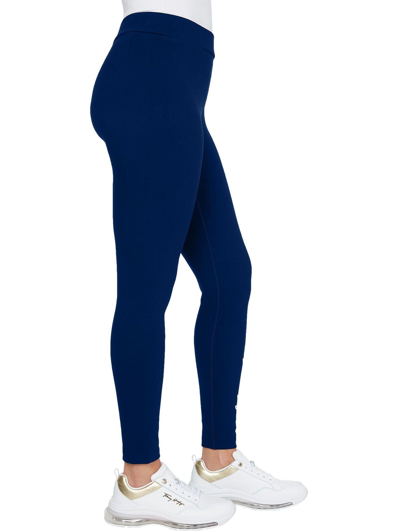 Leggings Slim Fit Logo Signature  Azul Tommy Hilfiger-3