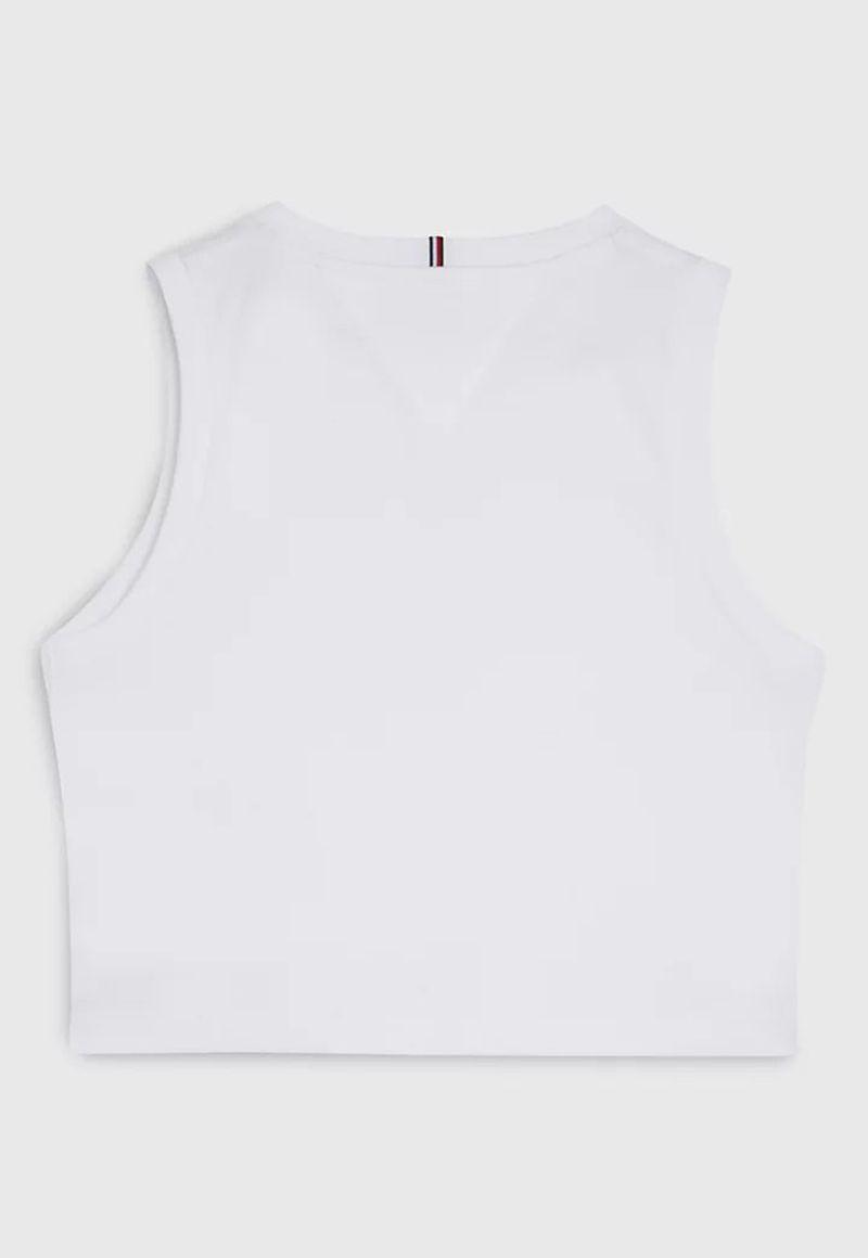 Polera Essential Sin Mangas Blanco Tommy Hilfiger-1