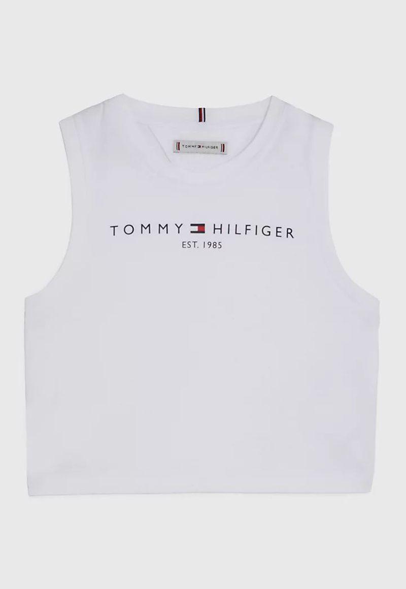 Polera Essential Sin Mangas Blanco Tommy Hilfiger-0