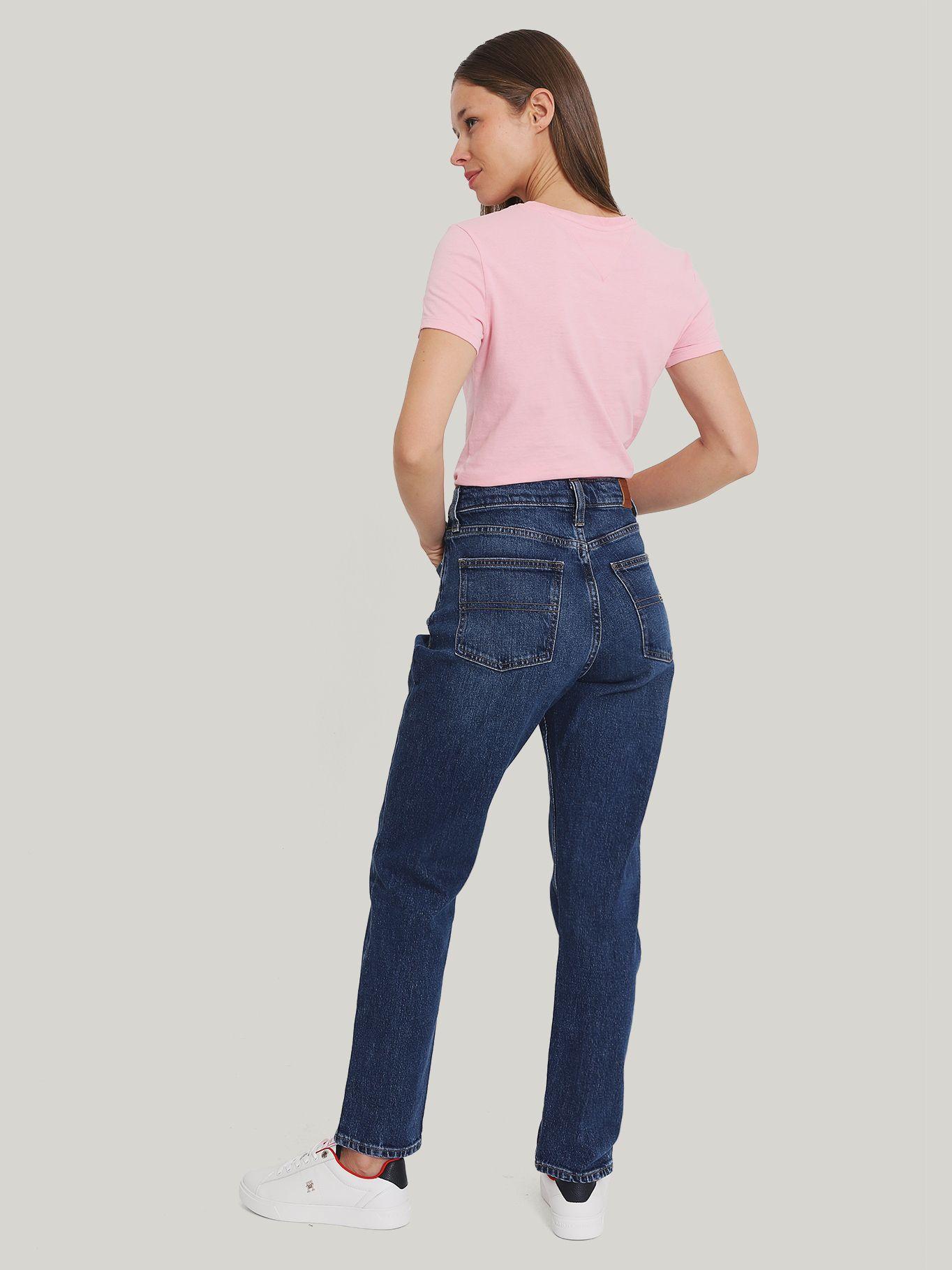 Polera Essential Slim Fit Rosado Tommy Jeans-2