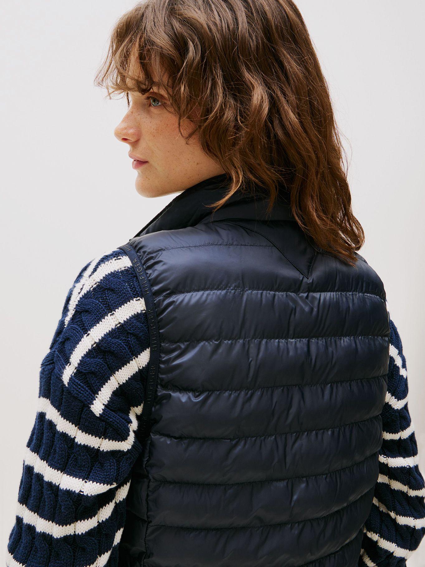 Parka Vest Acolchada Global Stripe Azul Tommy Hilfiger-3