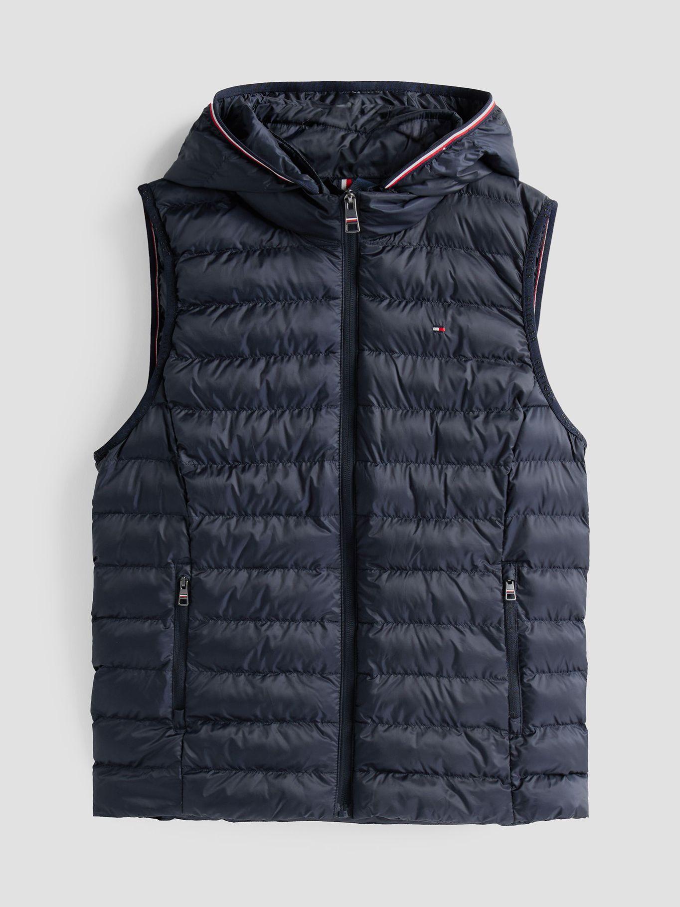 Parka Vest Acolchada Global Stripe Azul Tommy Hilfiger-5