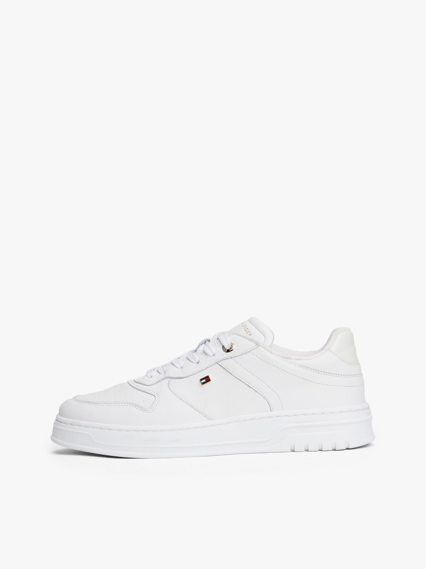 Zapatillas De Cuero Suela Cupsole Blanco Tommy Hilfiger-5