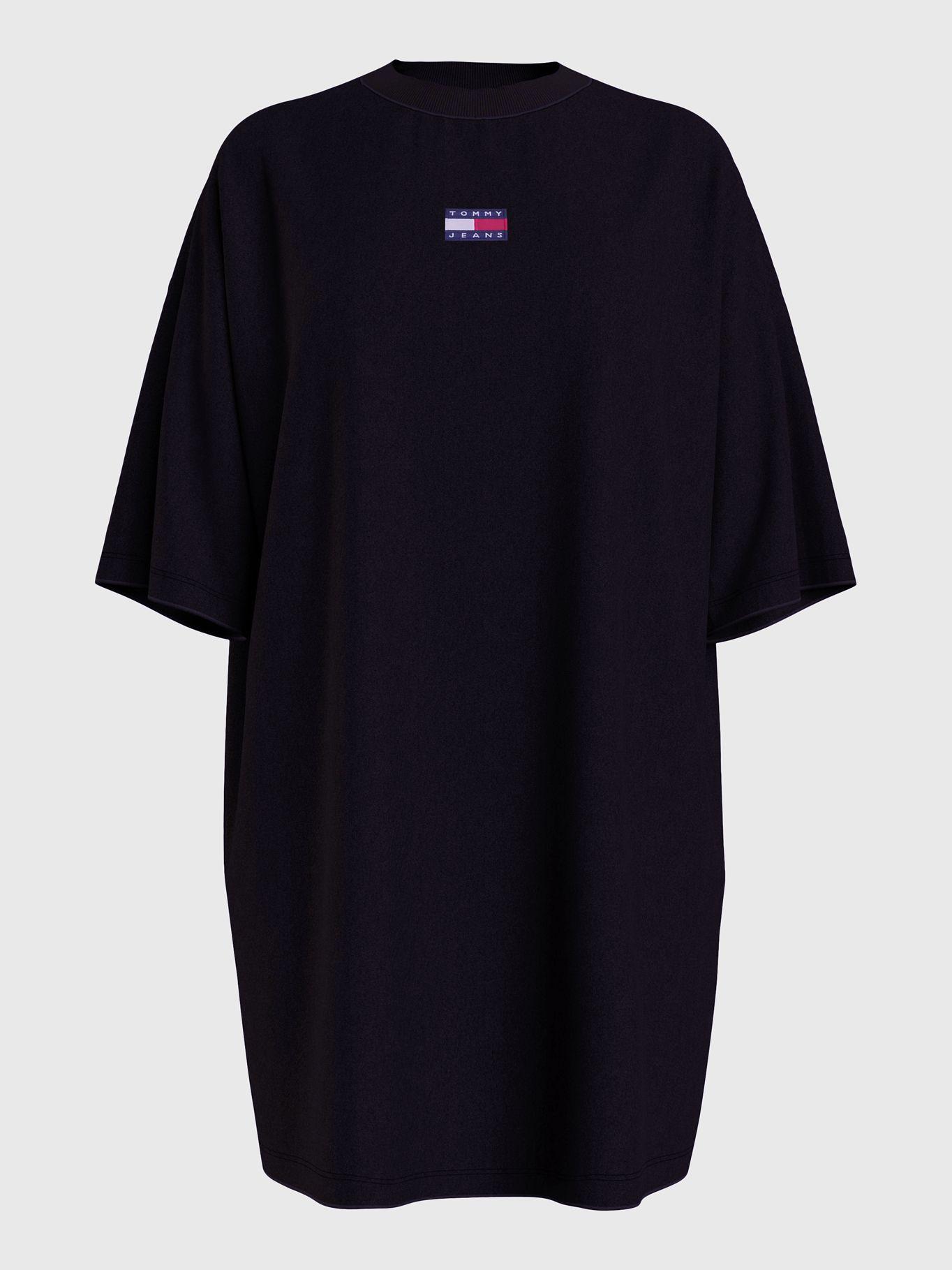 Vestido Camiseta Essential Negro Tommy Jeans JN2-4