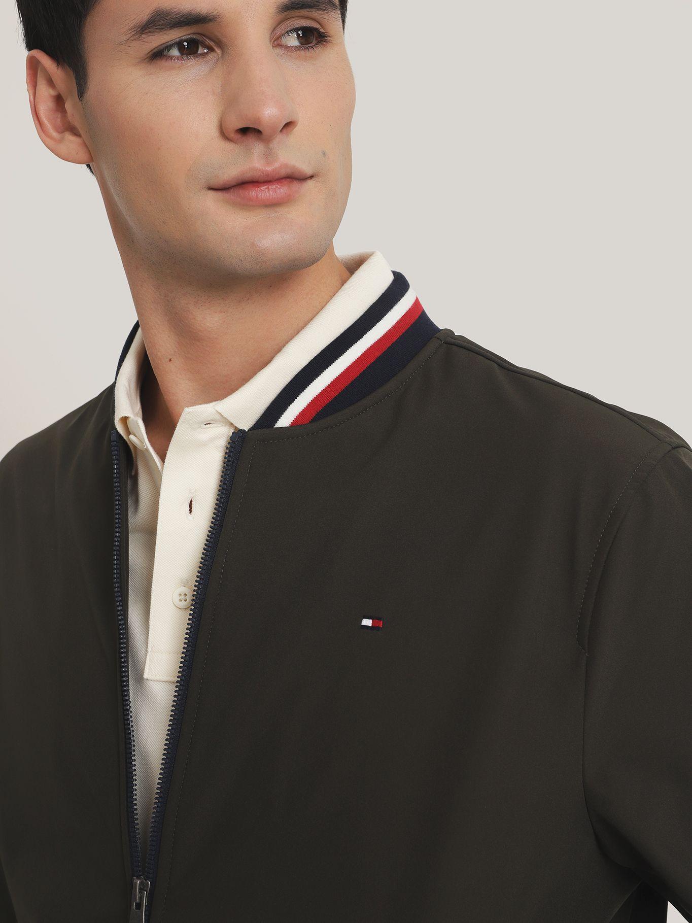 Chaqueta Bomber Universitaria Verde Tommy Hilfiger-3