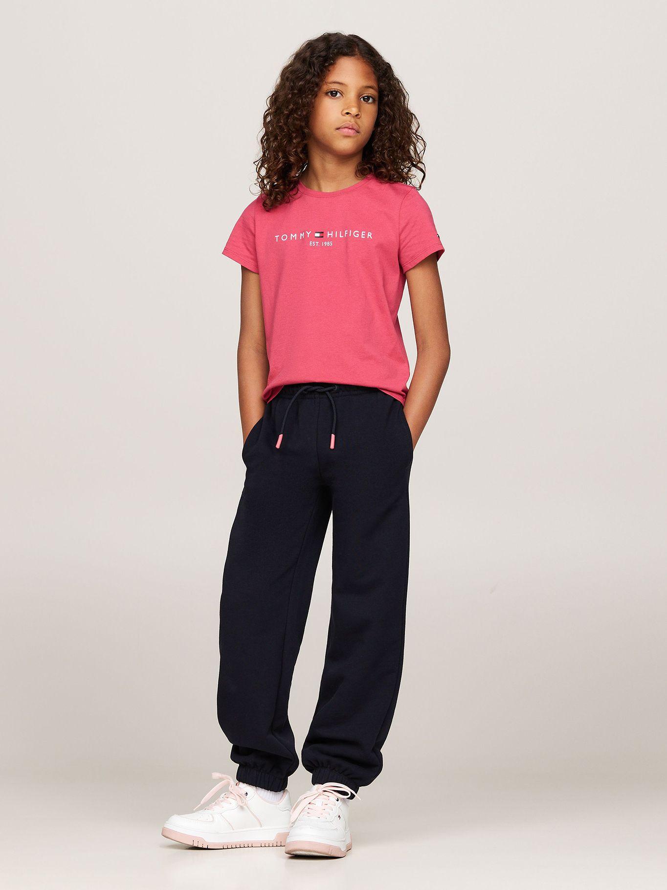 Polera De Niña Essential Organic Rosado Tommy Hilfiger-1