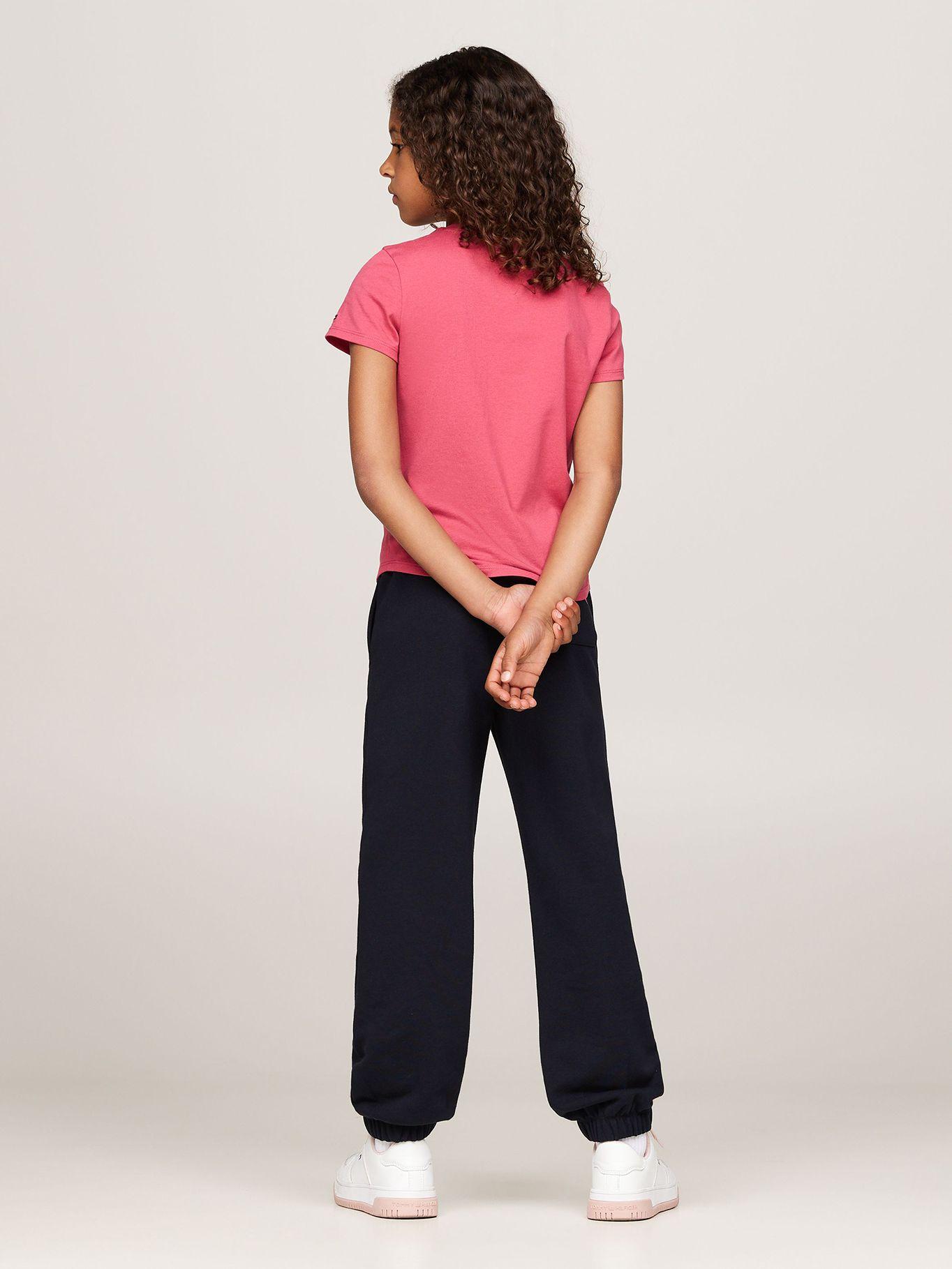 Polera De Niña Essential Organic Rosado Tommy Hilfiger-2