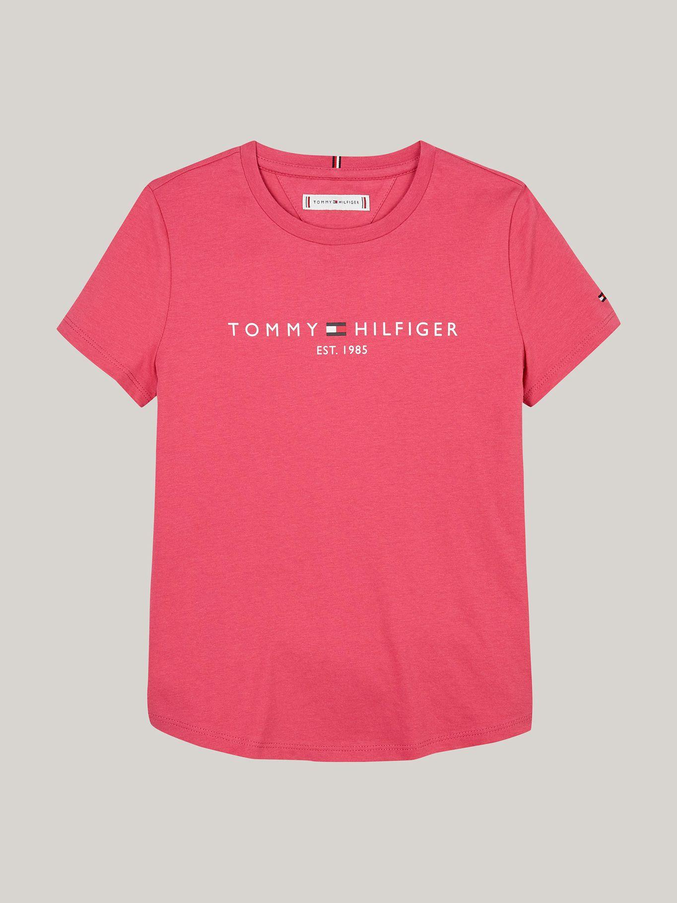 Polera De Niña Essential Organic Rosado Tommy Hilfiger-4