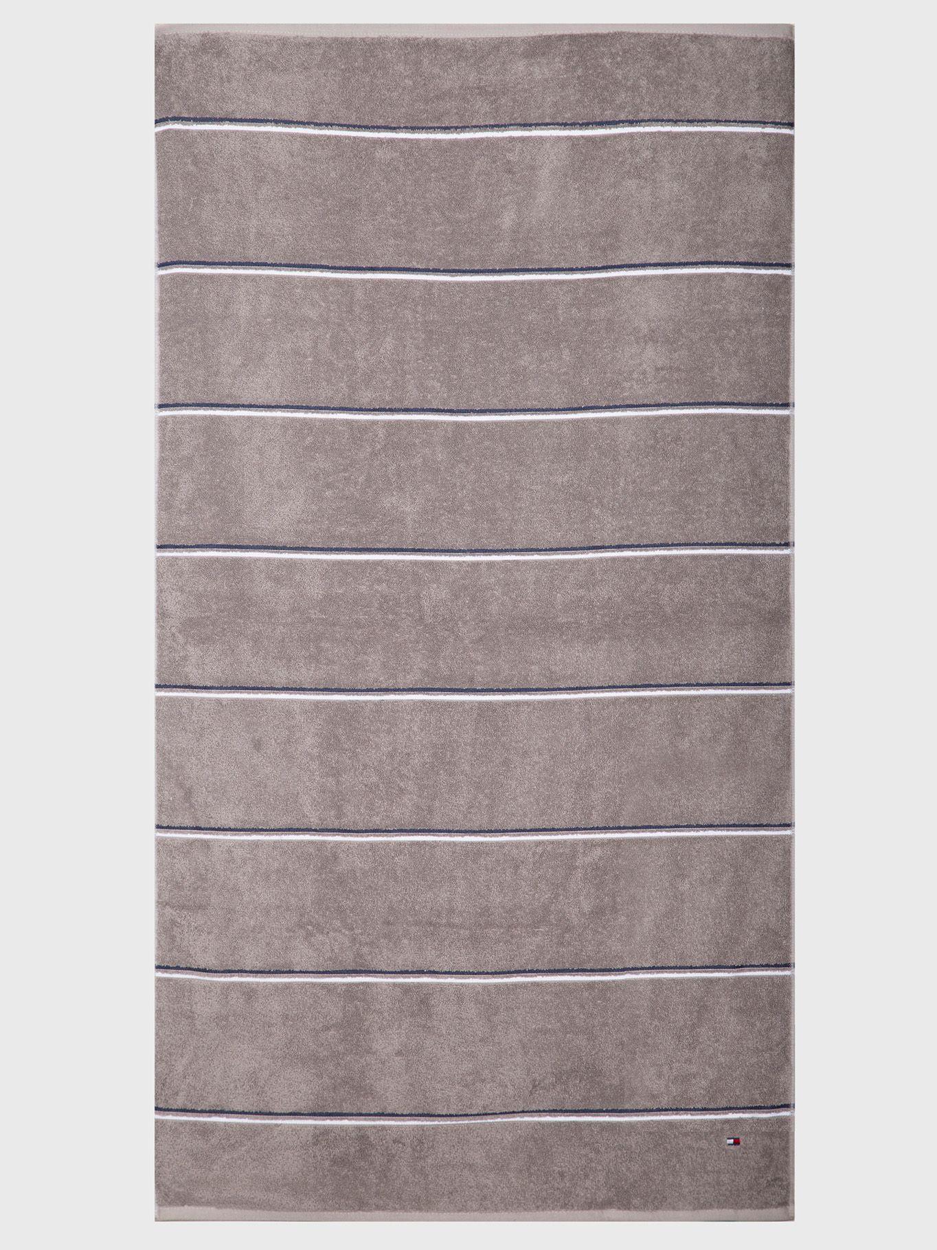 Toalla De Baño Stripe Gris Tommy Hilfiger-2