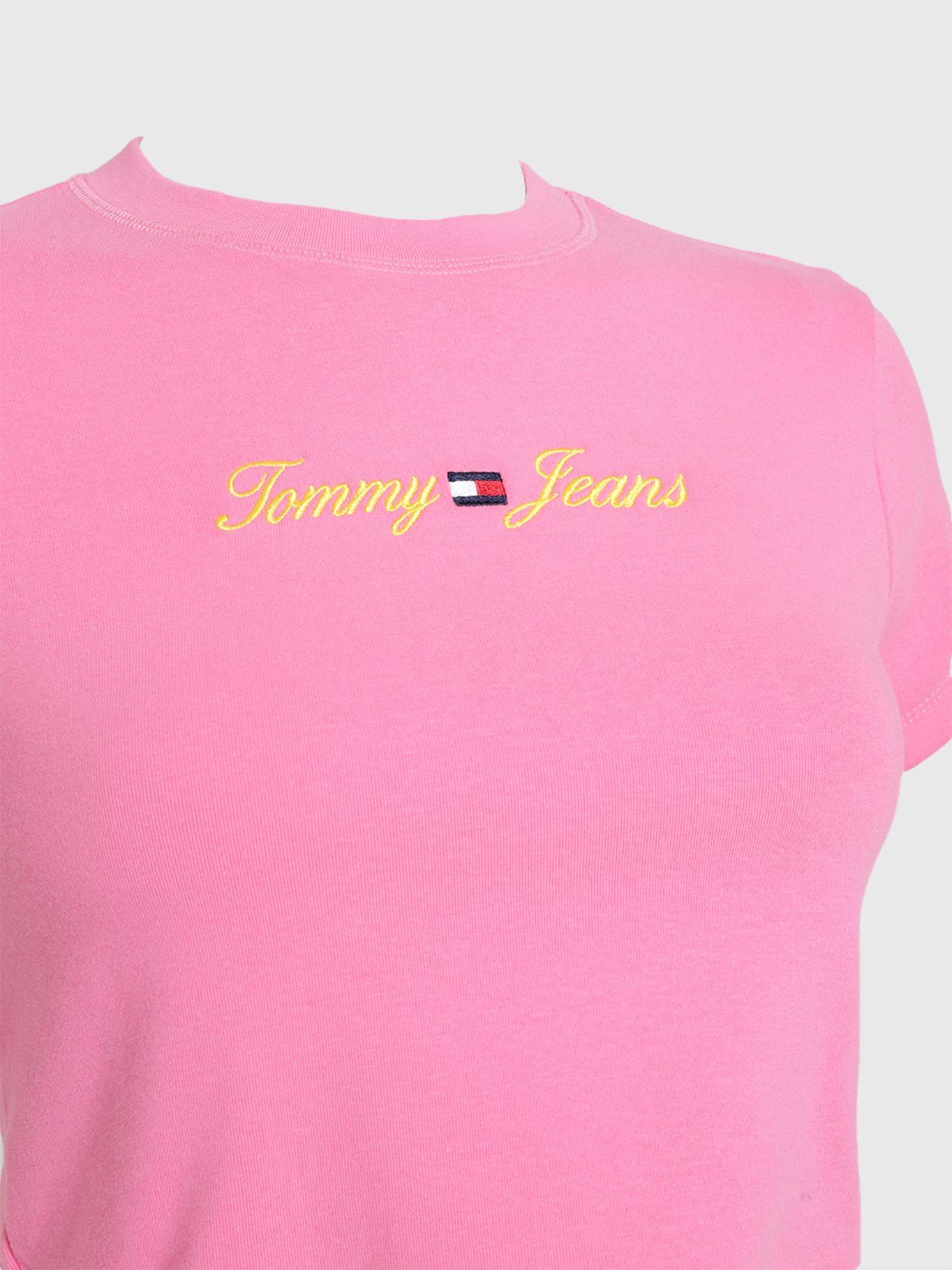 Polera Pop Con Logo Rosado Tommy Hilfiger-2