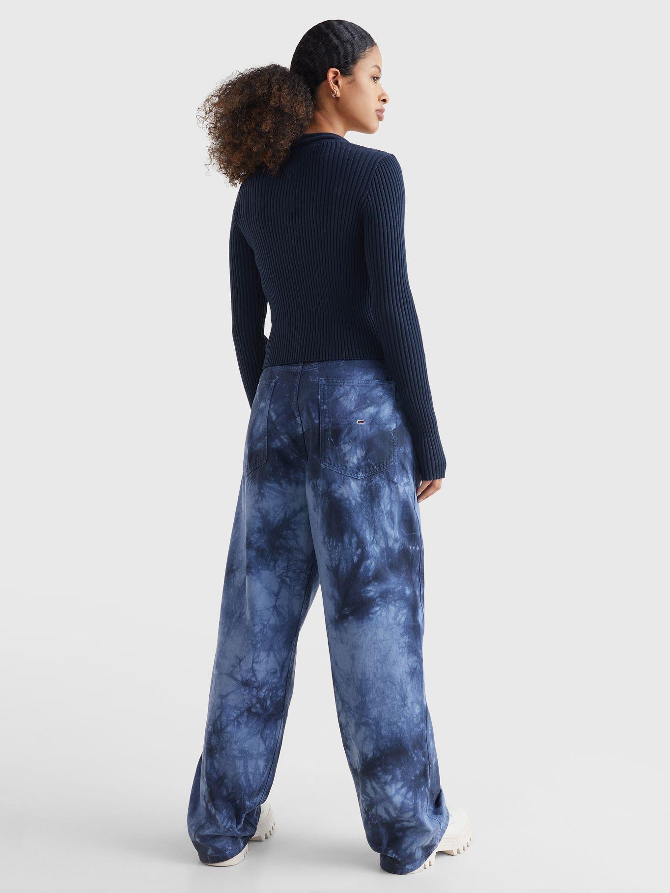 Sweater De Medio Cierre Con Logo Azul Tommy Hilfiger-2