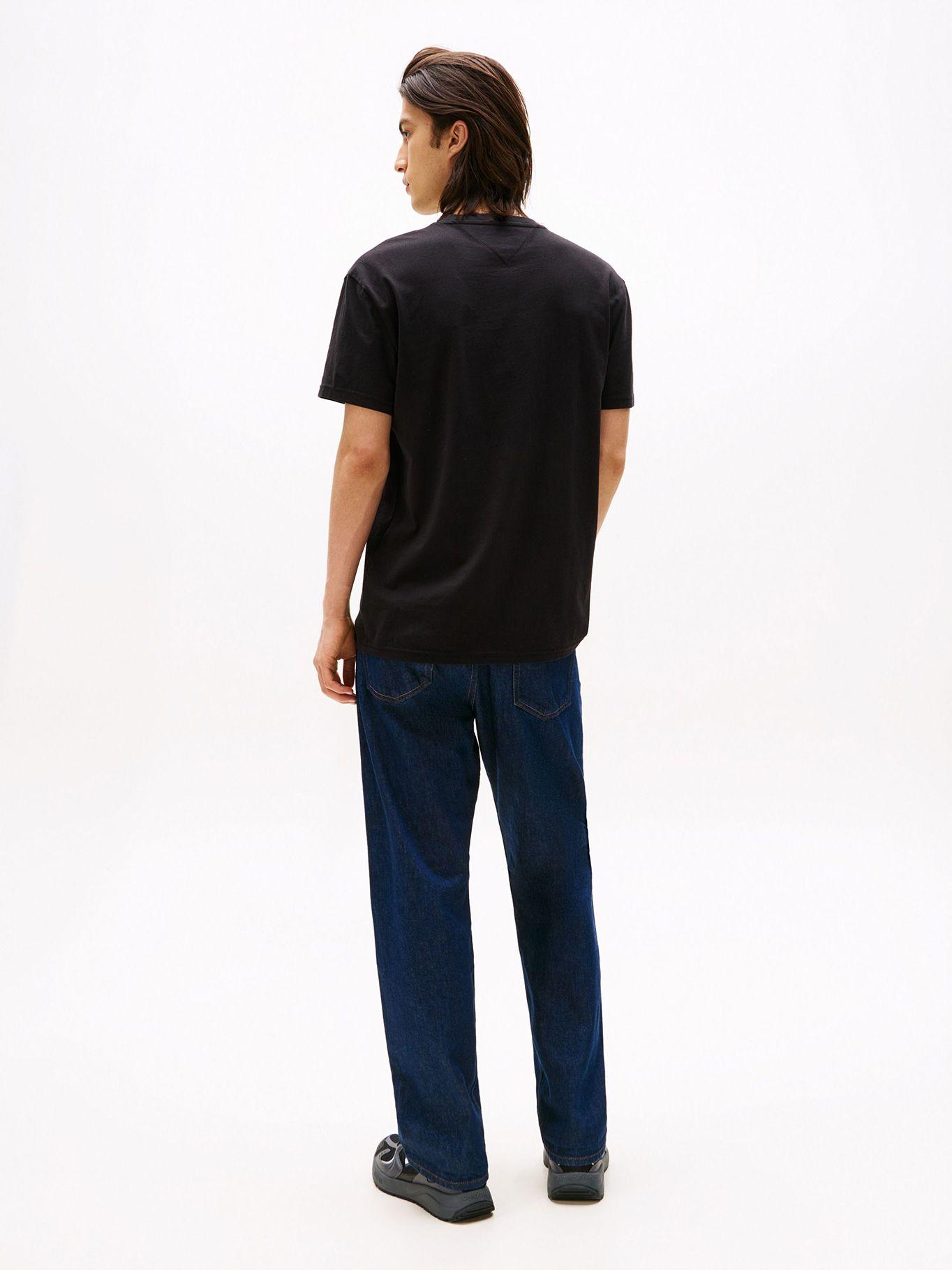 Polera Con Logo Lineal Negro Tommy Jeans-2