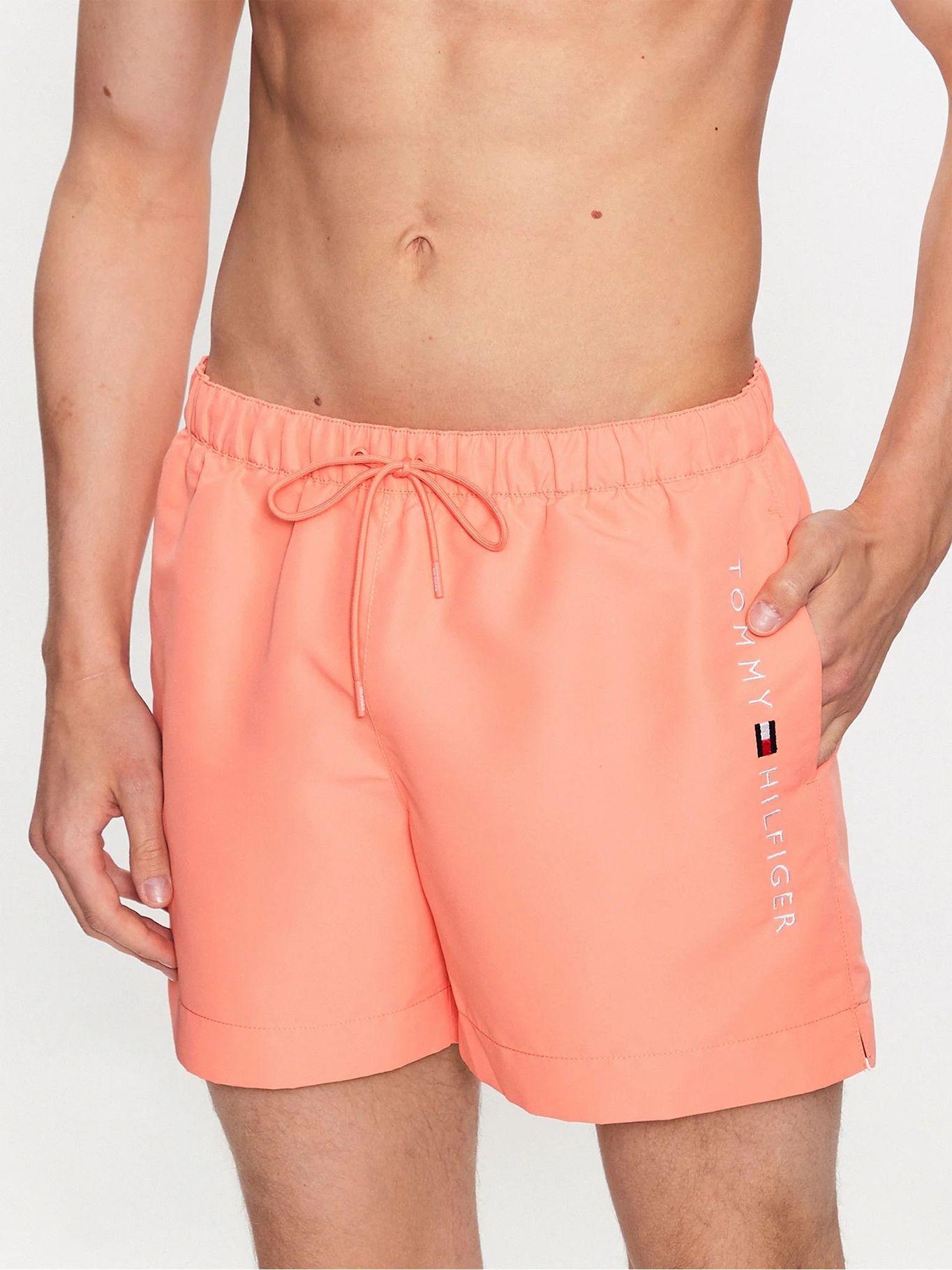 TRAJE DE BAÑO CORE LOGO ROSADO TOMMY HILFIGER-1