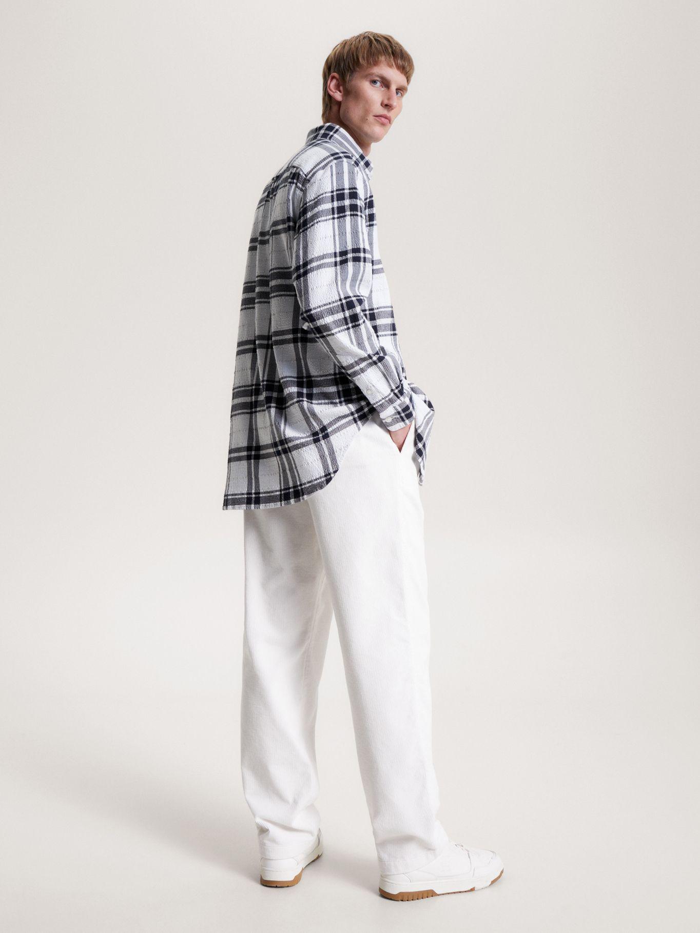 Camisa A Cuadros Escoceses Blanco Tommy Hilfiger-2