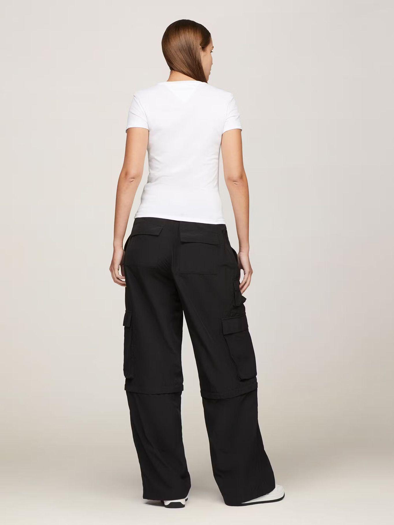 Polera Essential Slim Fit Con Logo Blanco Tommy Jeans-2