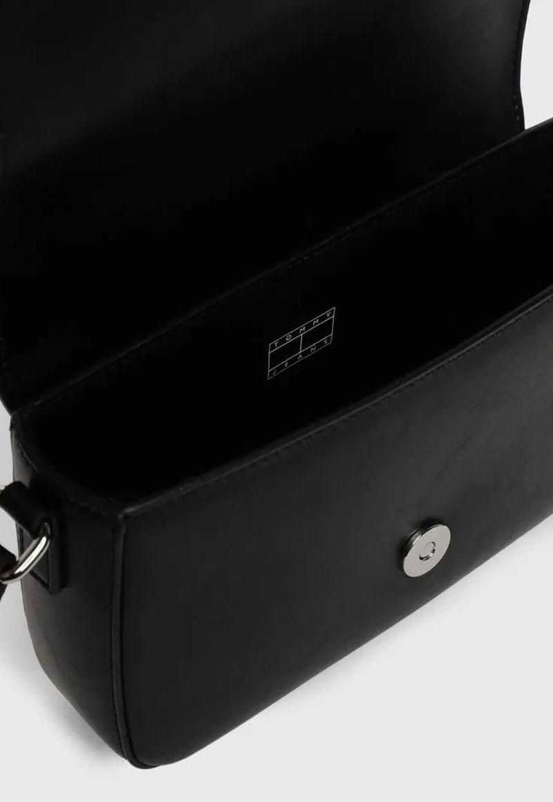 Bandolera Essential Con Solapa Negro Tommy Jeans-2
