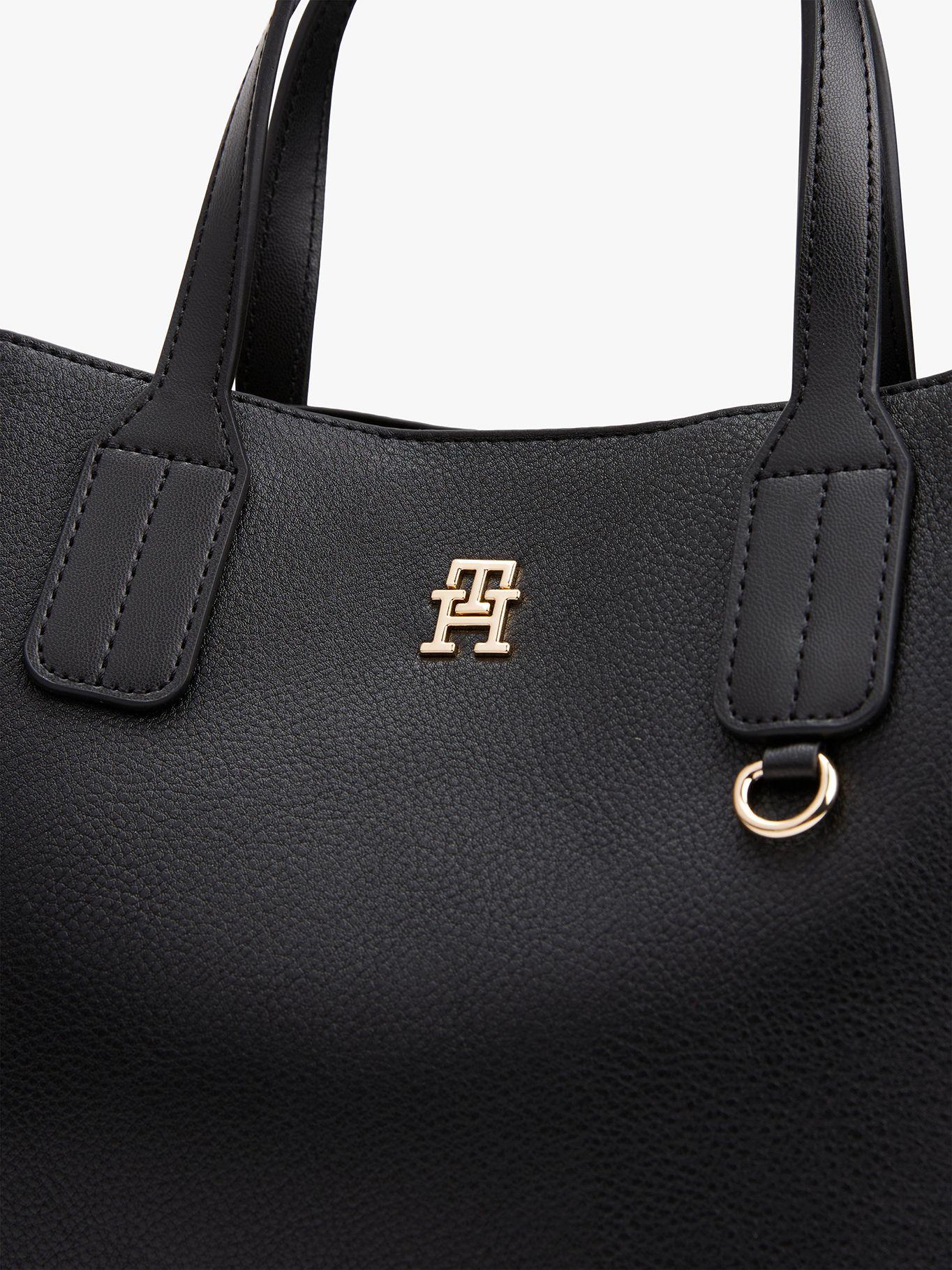 Tote Distinct Monograma BDS Negro Tommy Hilfiger-4