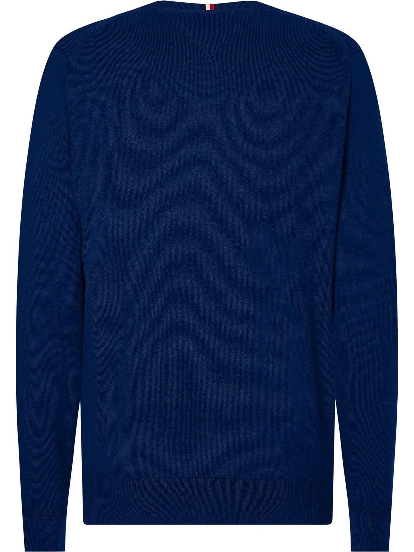 Sweater Pima Cashmere V-Neck Azul Tommy Hilfiger-1