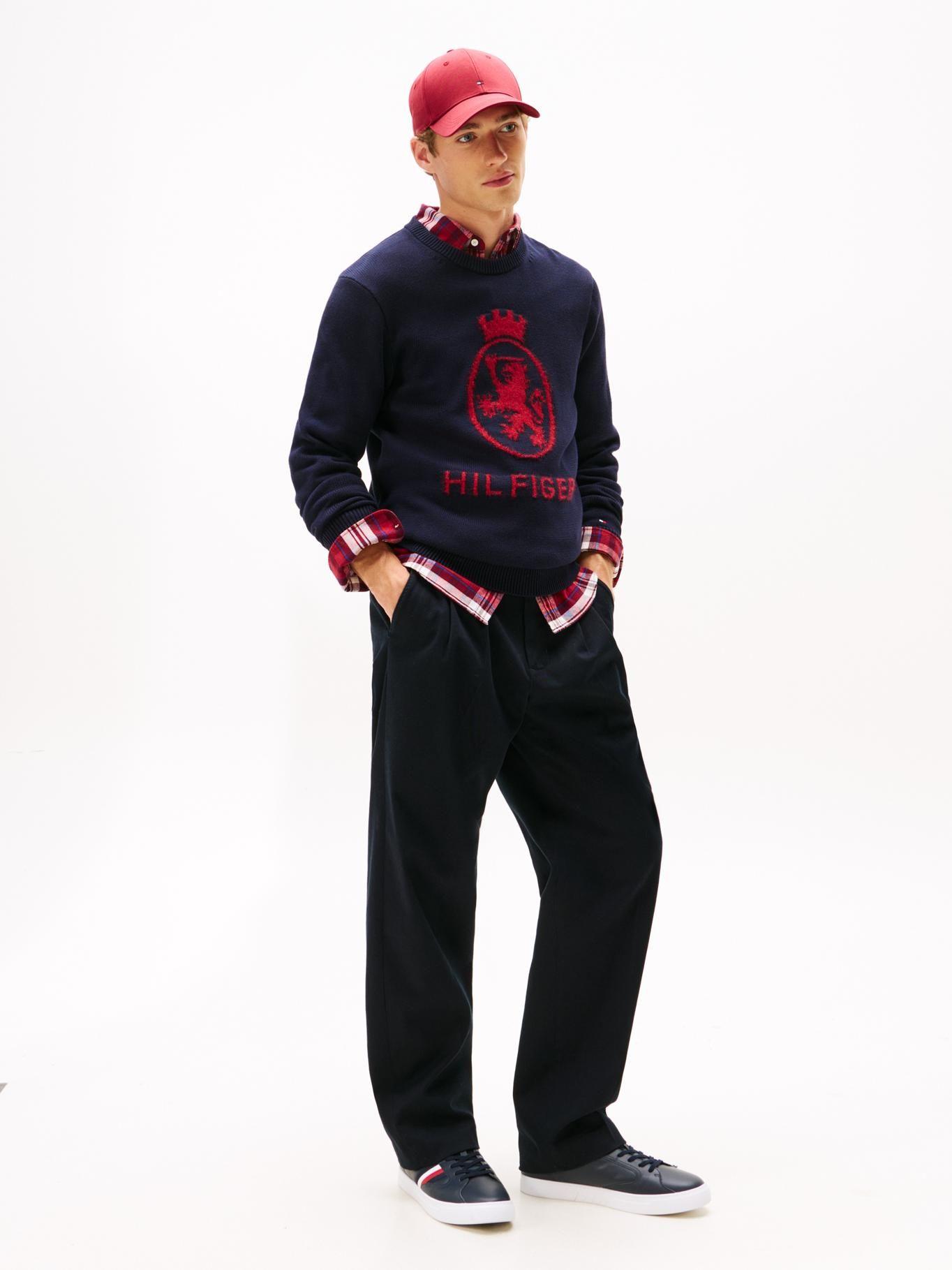 Zapatillas Icon Court Stripes Azul Tommy Hilfiger-1