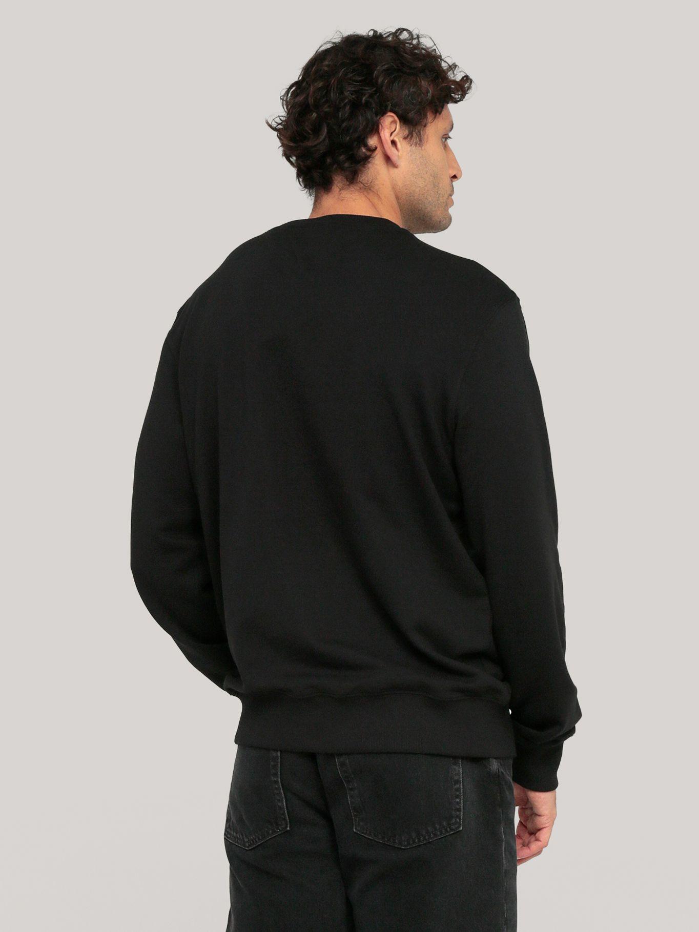 Polerón Solid Stack Logo Negro Tommy Hilfiger-3