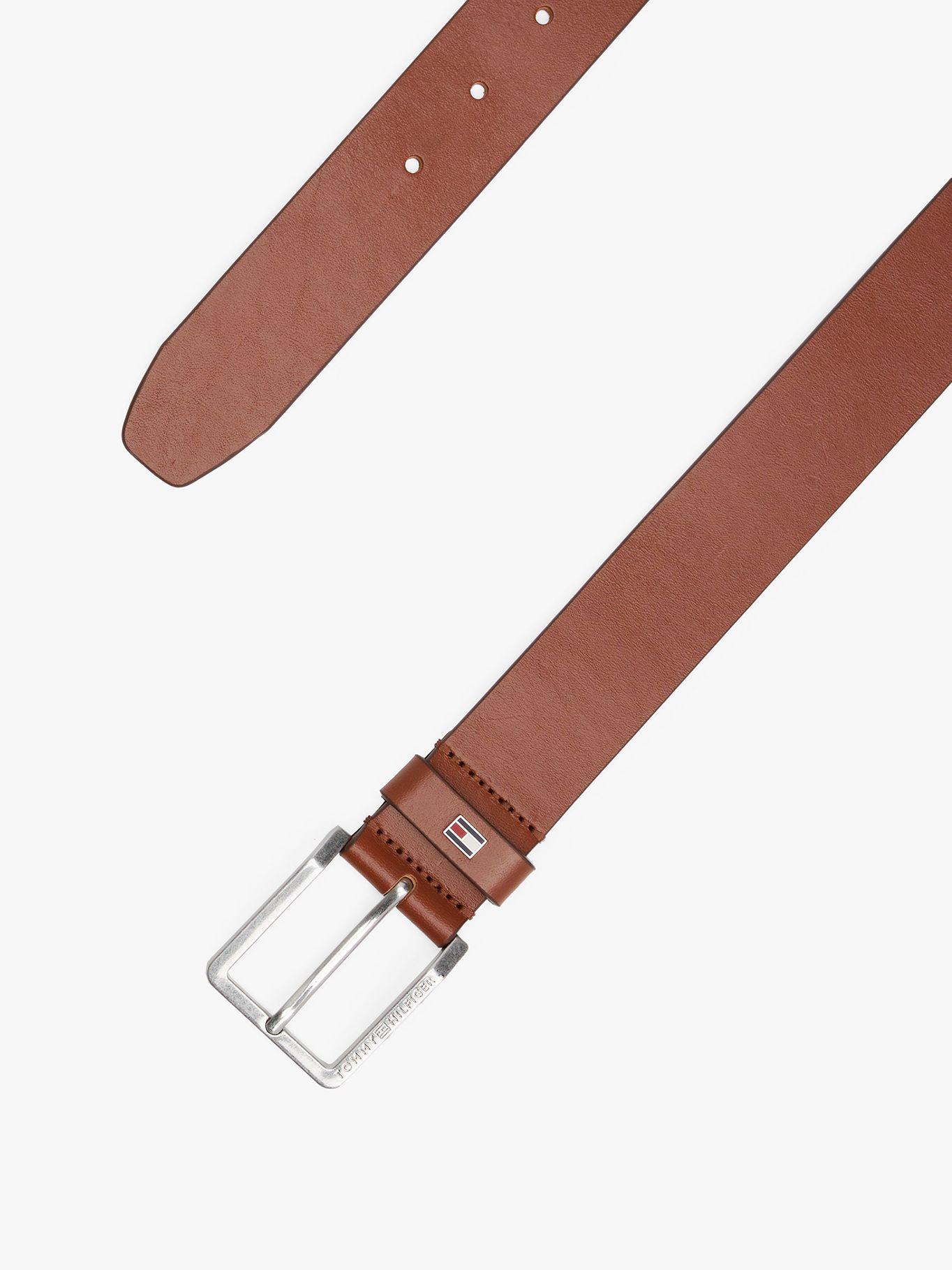 Cinturón Oliver De Cuero Café Tommy Hilfiger-2