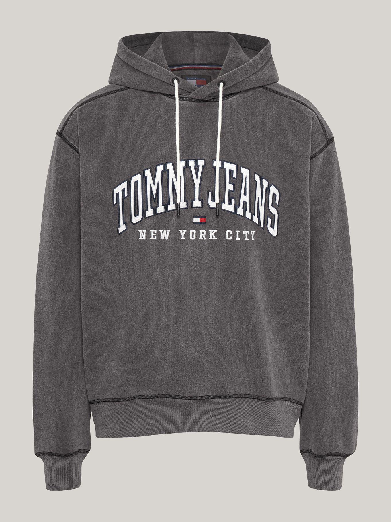 Polerón Hoodie Varsity Relaxed Gris Tommy Hilfiger-4